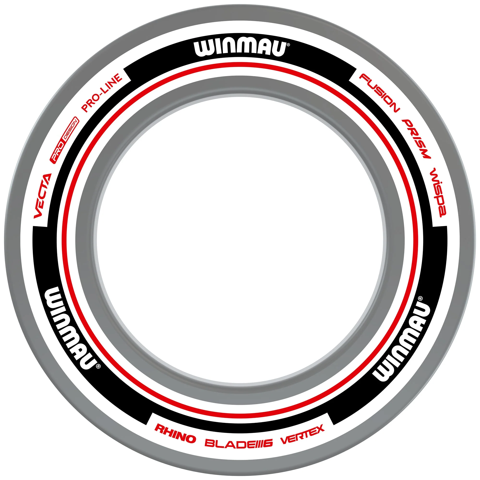 Advance White and Red Dartboard Surround