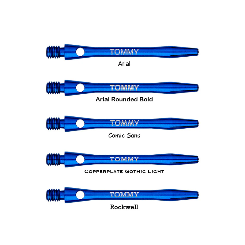Personalised Shafts - Anodised Aluminium Medium - Image 5