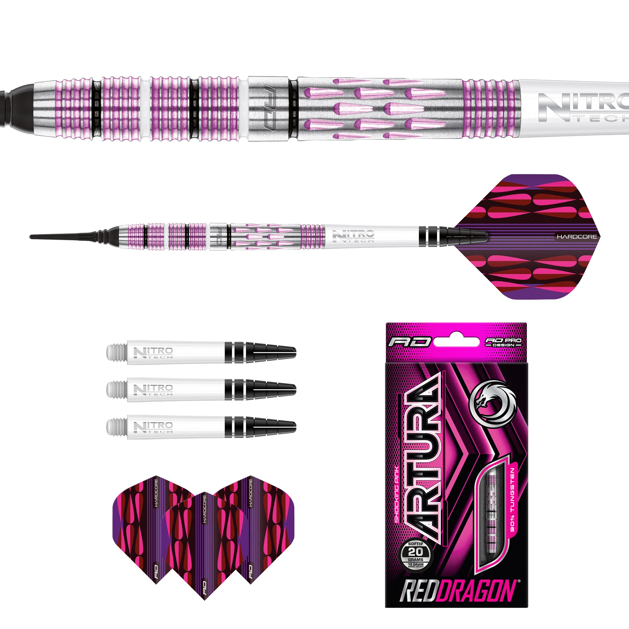 Artura Shocking Pink Soft Tip - Image 4