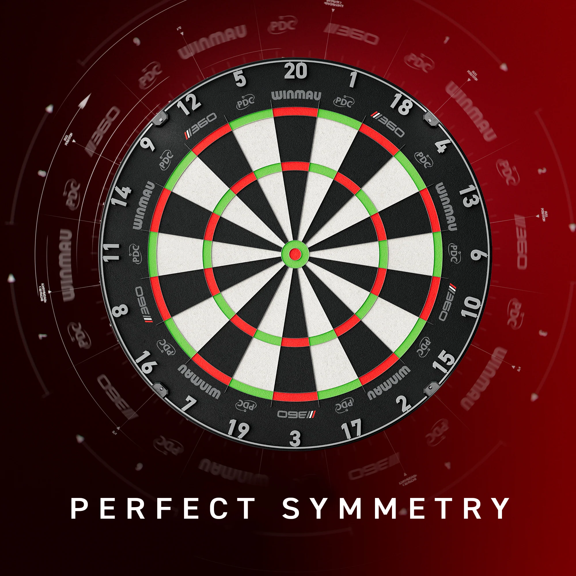 Winmau Blade 360 Triple Core Dartboard - Official PDC - Image 3