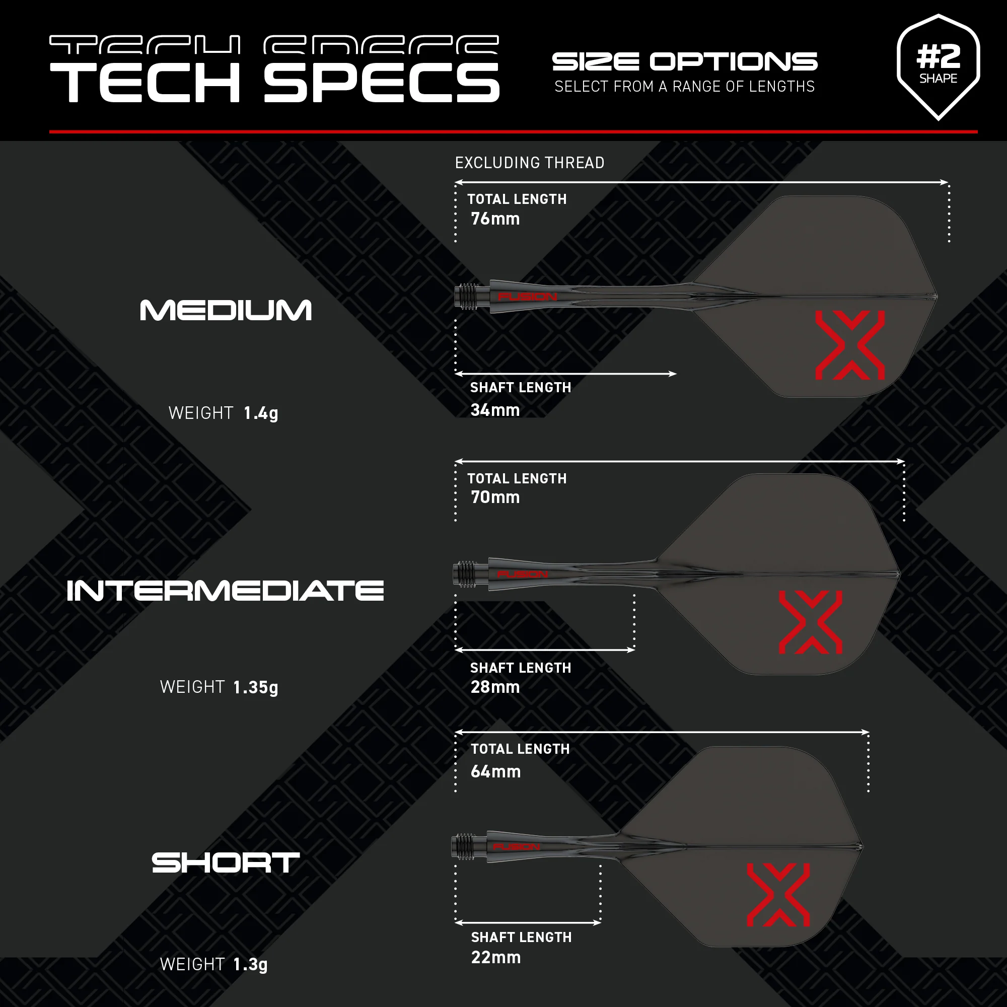 Blade X - Fusion Integrated Flight & Shaft Black - Image 7