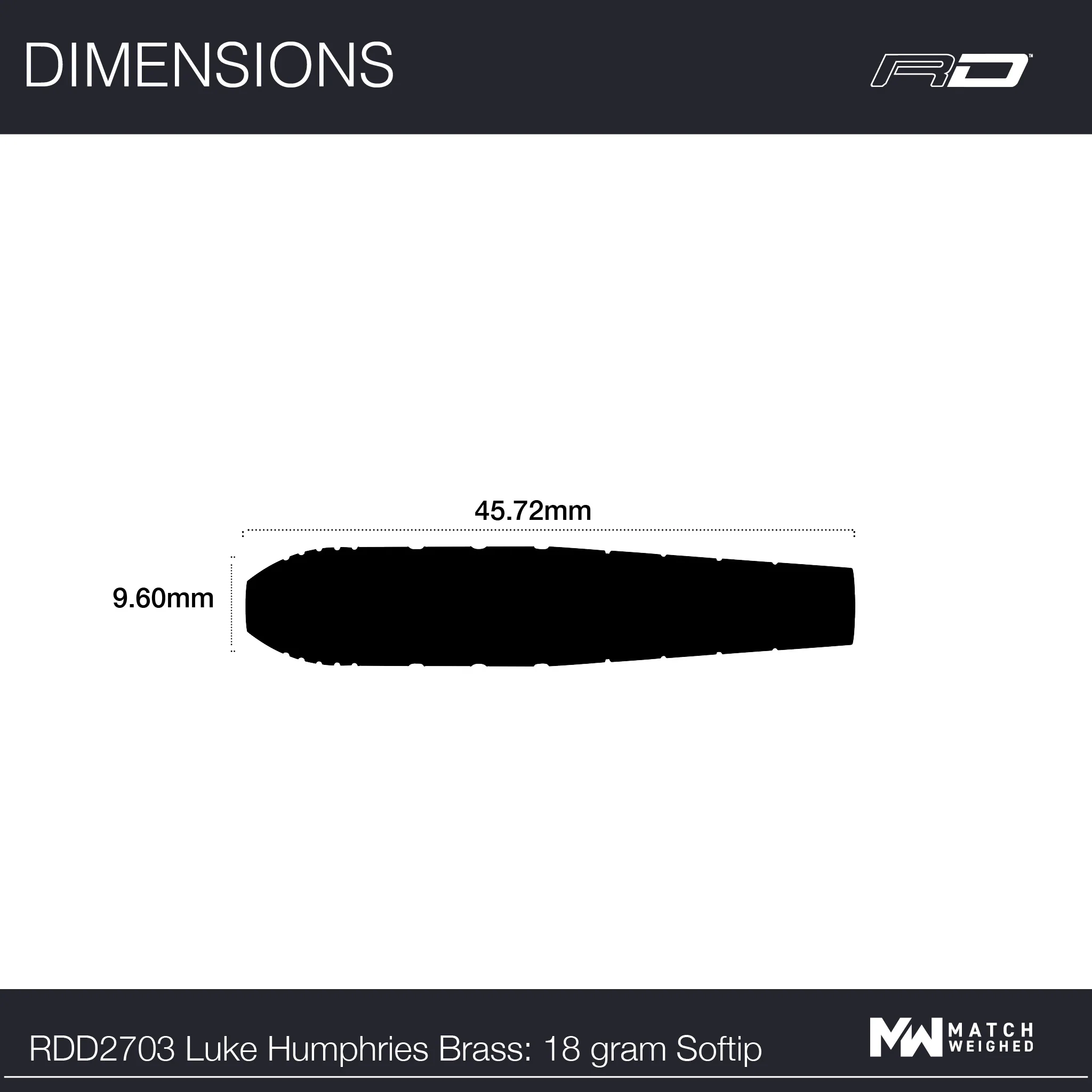Luke Humphries Cool Hand Brass Soft Tip - Image 7