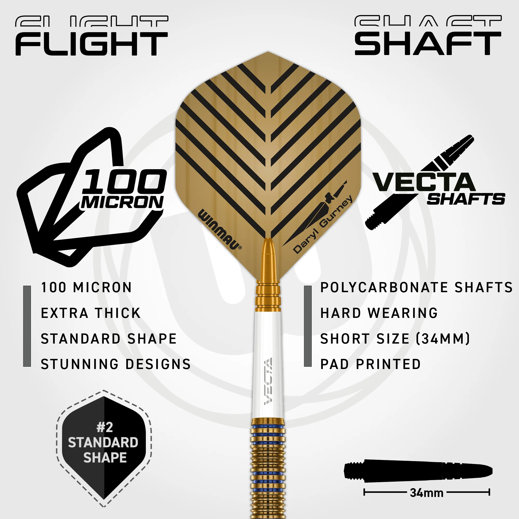 Winmau Daryl Gurney 95% Signature Edition Darts - Image 3