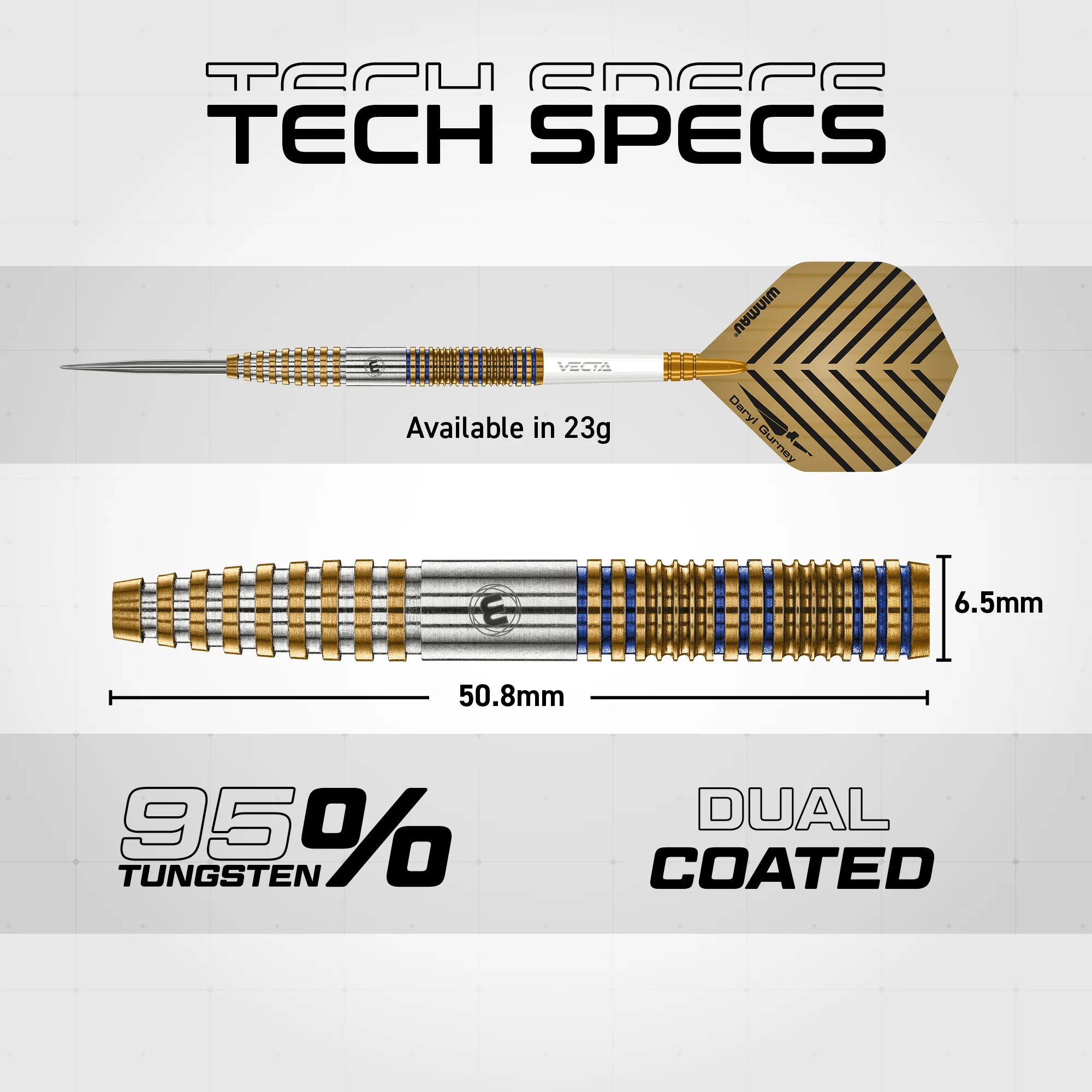 Winmau Daryl Gurney 95% Signature Edition Darts - Image 6