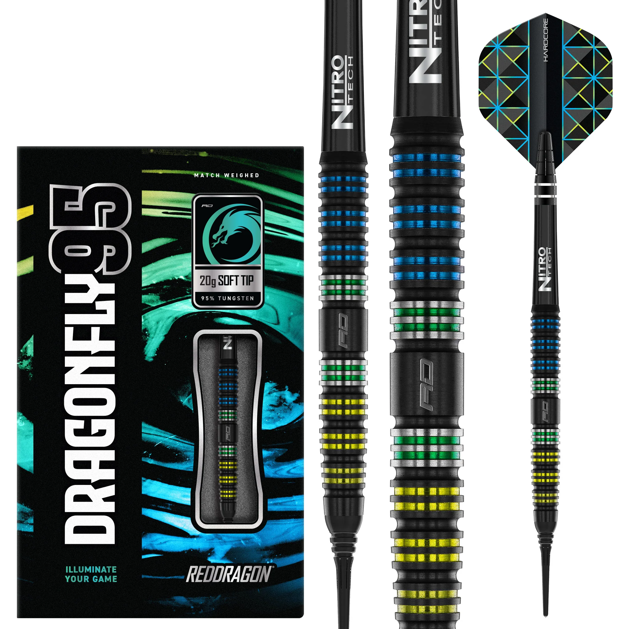 Dragonfly 95 Black - Tapered Soft Tip