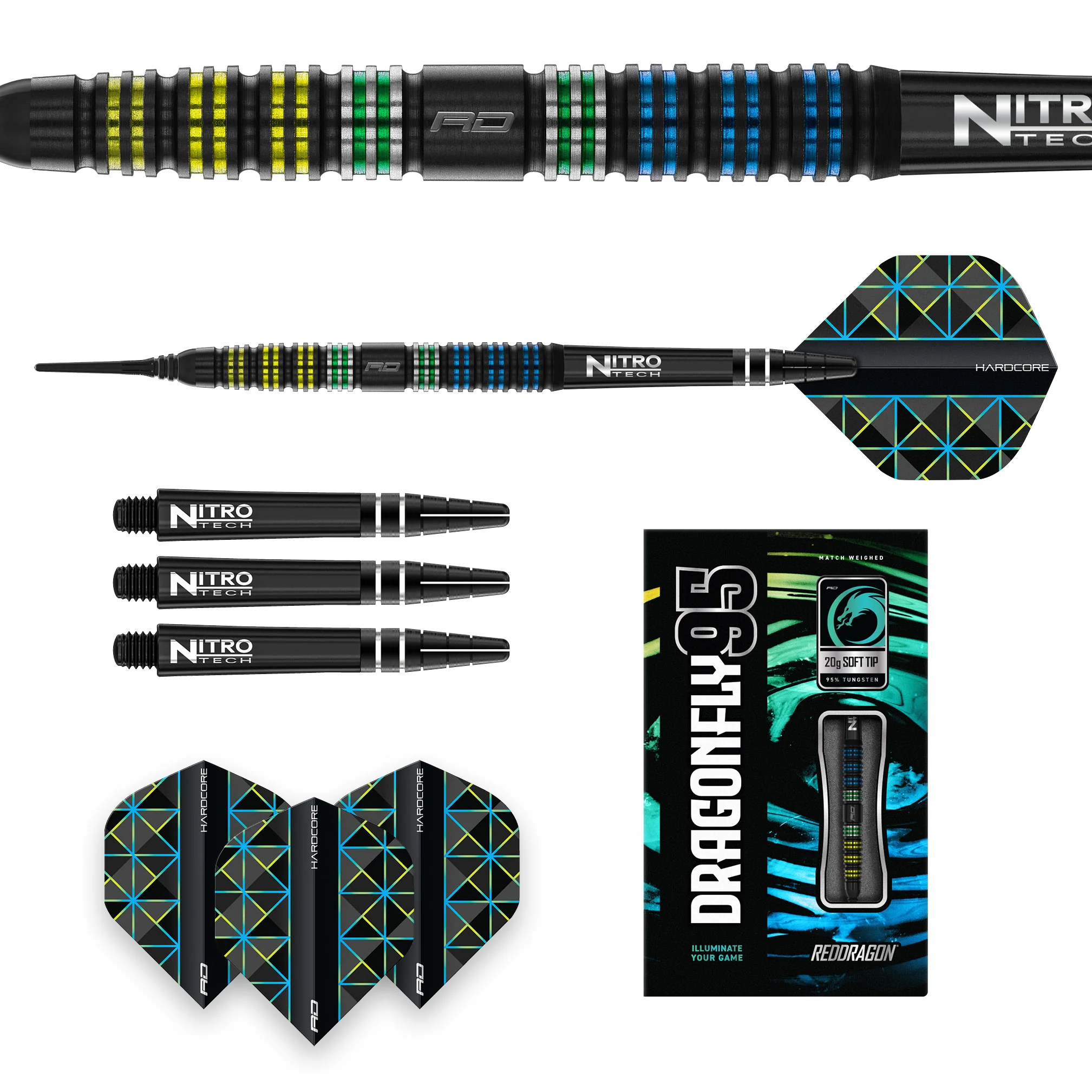 Dragonfly 95 Black - Tapered Soft Tip - Image 5