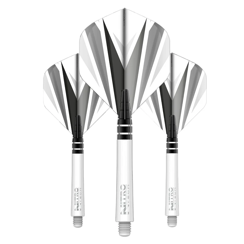 Flight & Shaft Combo - Nitrotech Black & Grey
