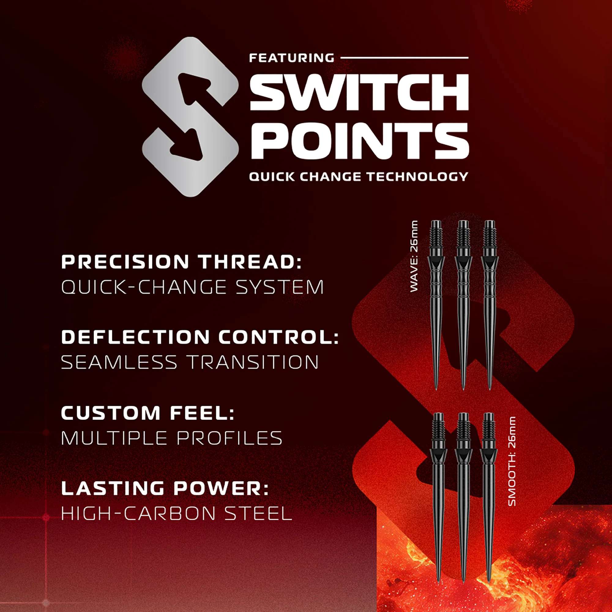 Fornax Switch Point Darts - Tapered - Image 5