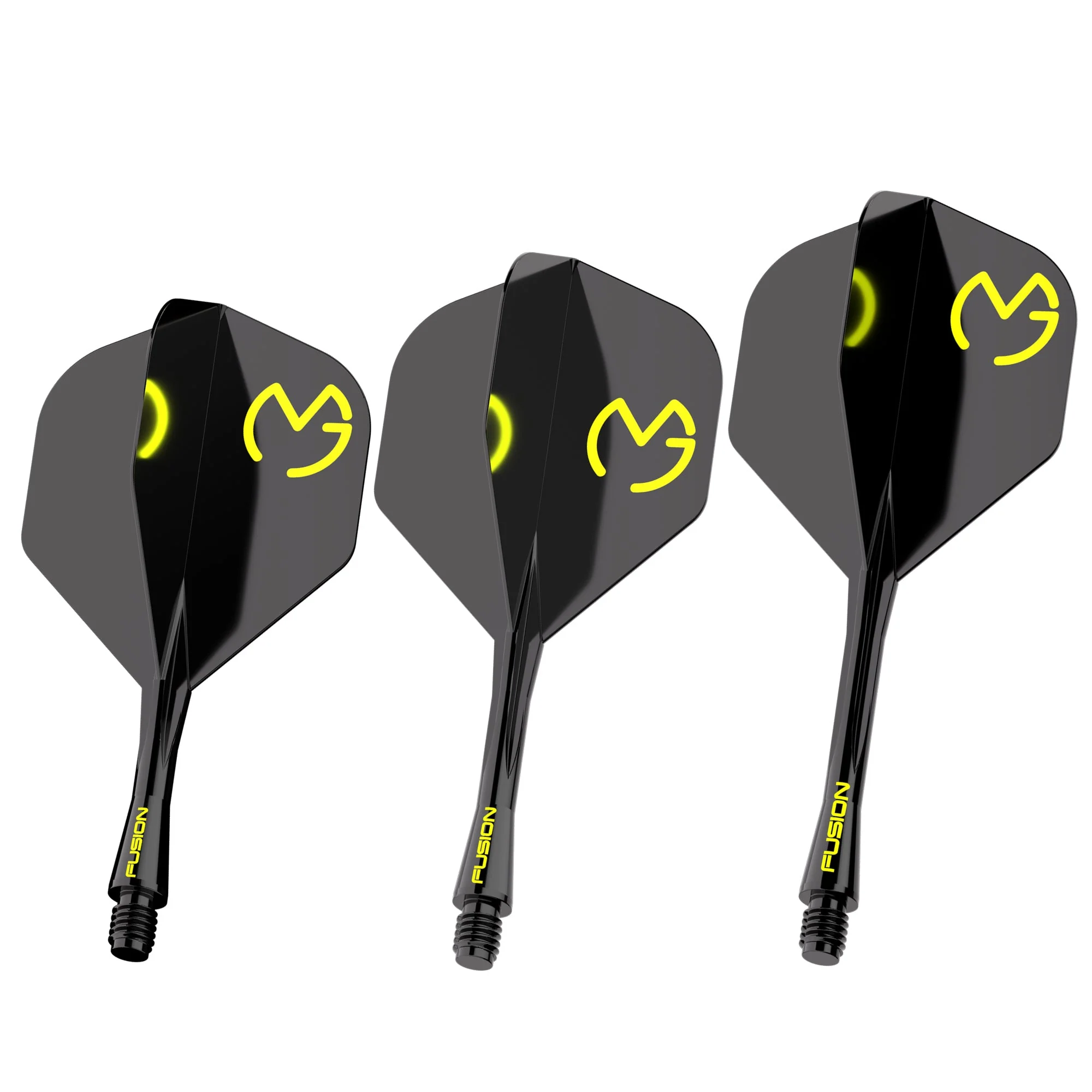 Fusion #2 Integrated Flight & Shaft MvG Design Black & Green - Image 2