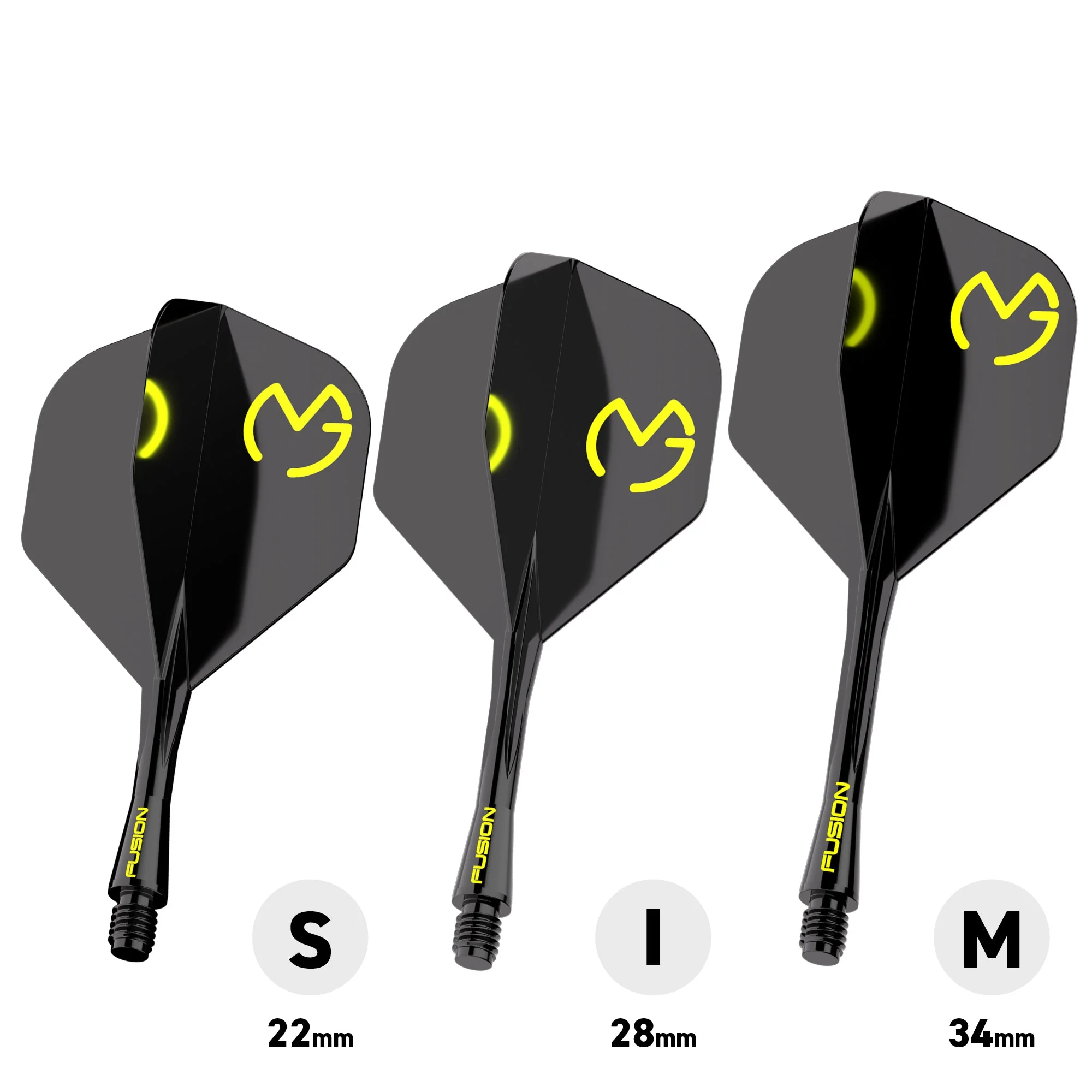 Fusion #2 Integrated Flight & Shaft MvG Design Black & Green - Image 4