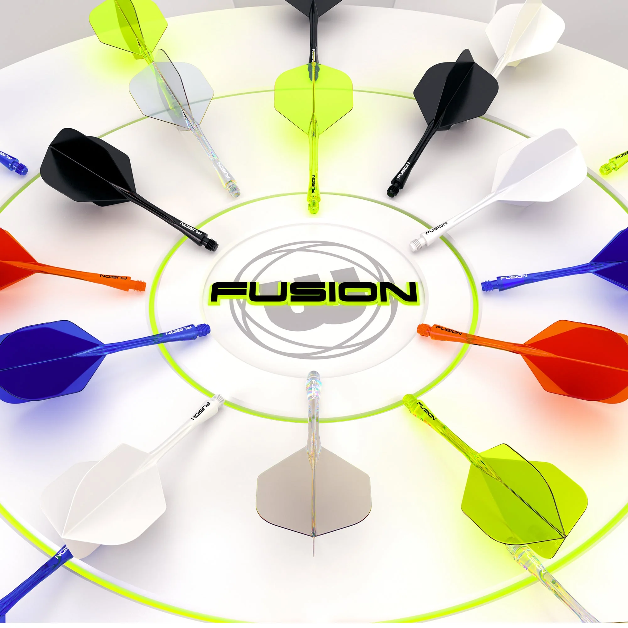 Fusion #2 Integrated Flight & Shaft Red - Image 11