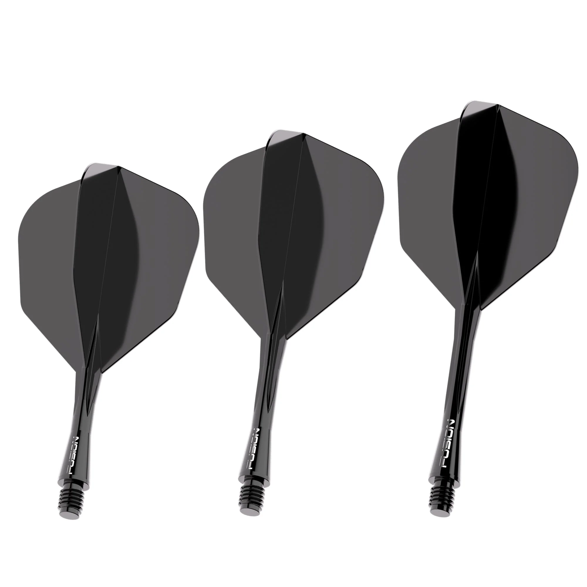 Fusion #6 Integrated Flight & Shaft Black - Image 3