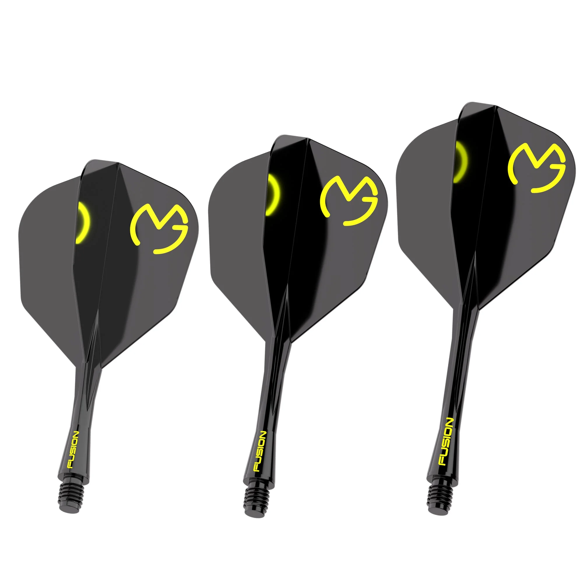 Fusion #6 Integrated Flight & Shaft MvG Design Black & Green - Image 2