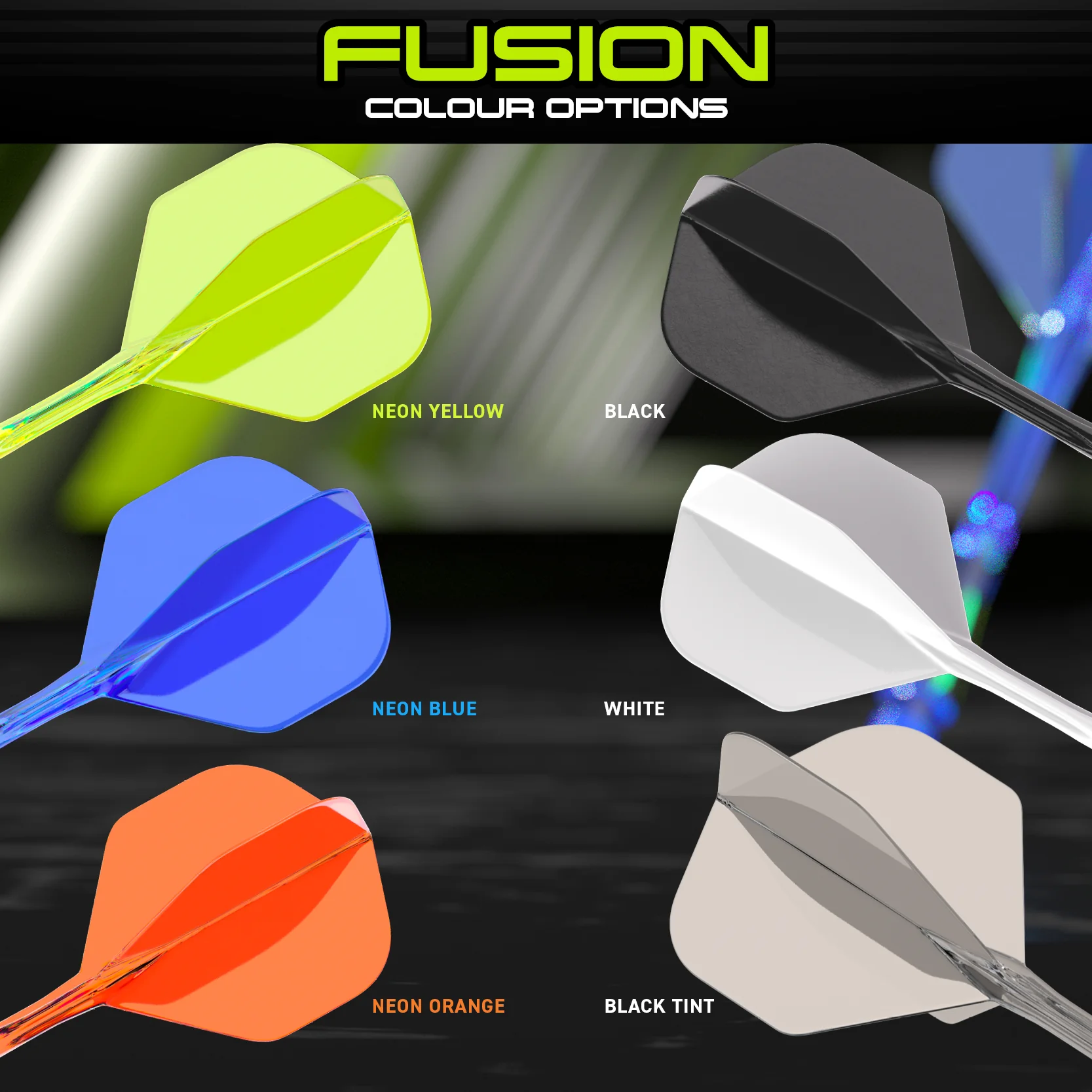 Fusion #2 Integrated Flight & Shaft - Black Tint - Image 6