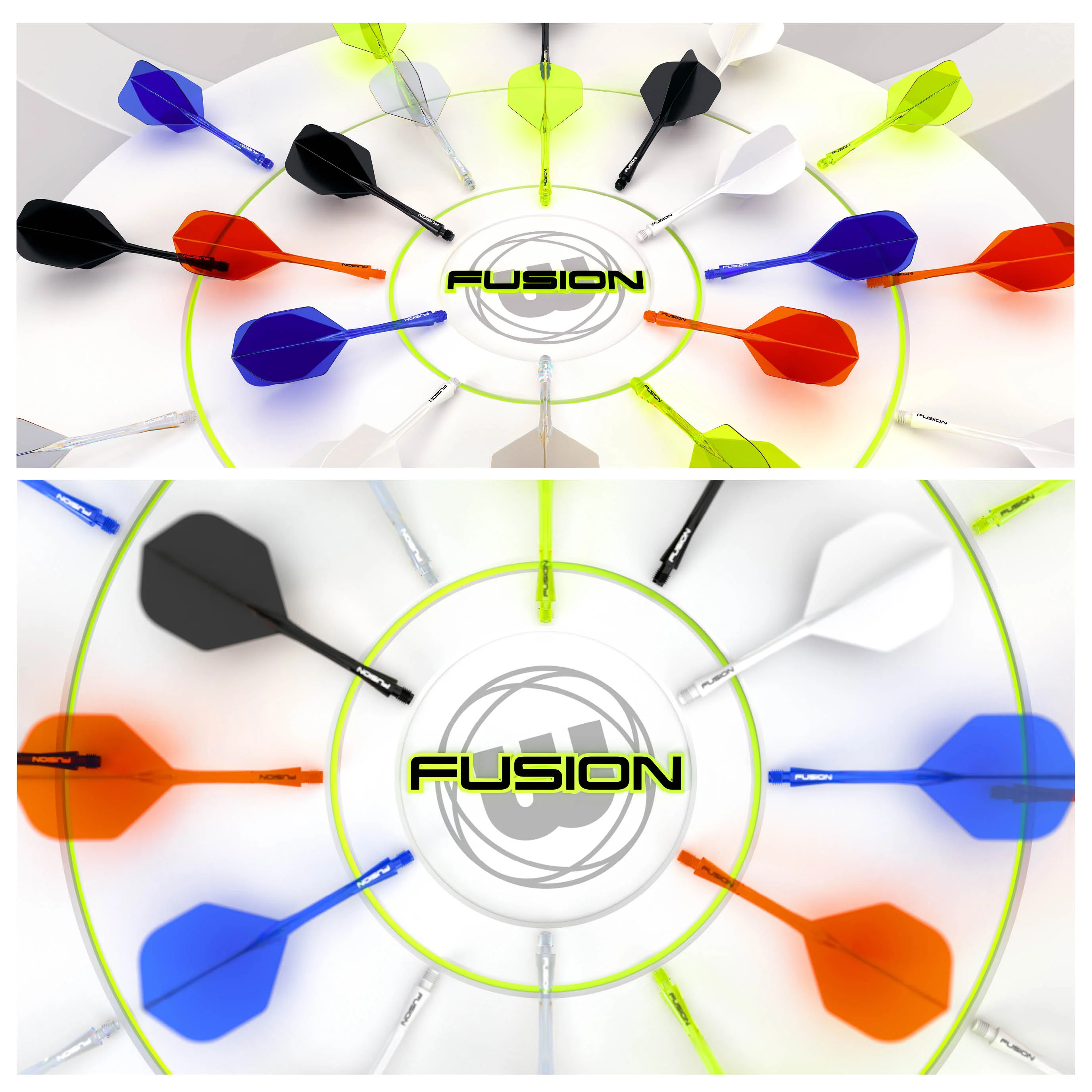 Fusion #2 Integrated Flight & Shaft - White - Image 11