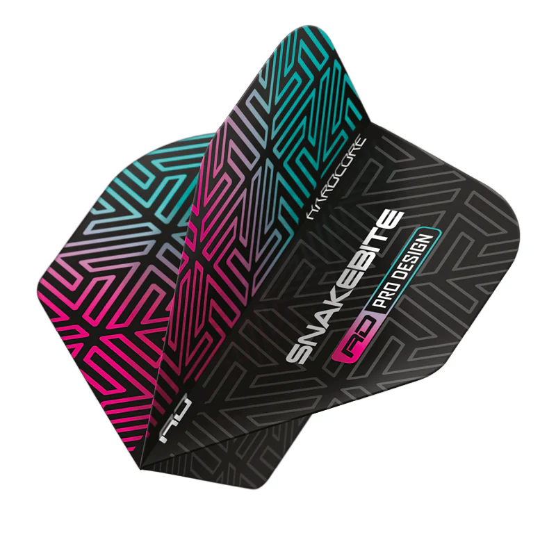 Peter Wright Snakebite Black & Rainbow Hardcore Premium Standard
