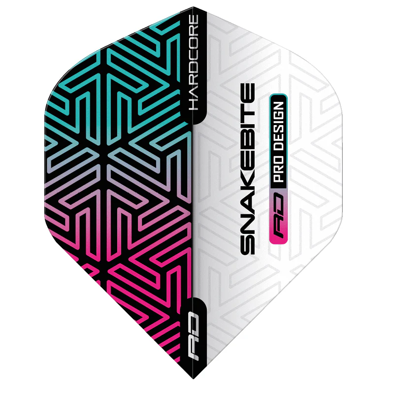 Peter Wright Snakebite White & Rainbow Hardcore Premium Standard - Image 3
