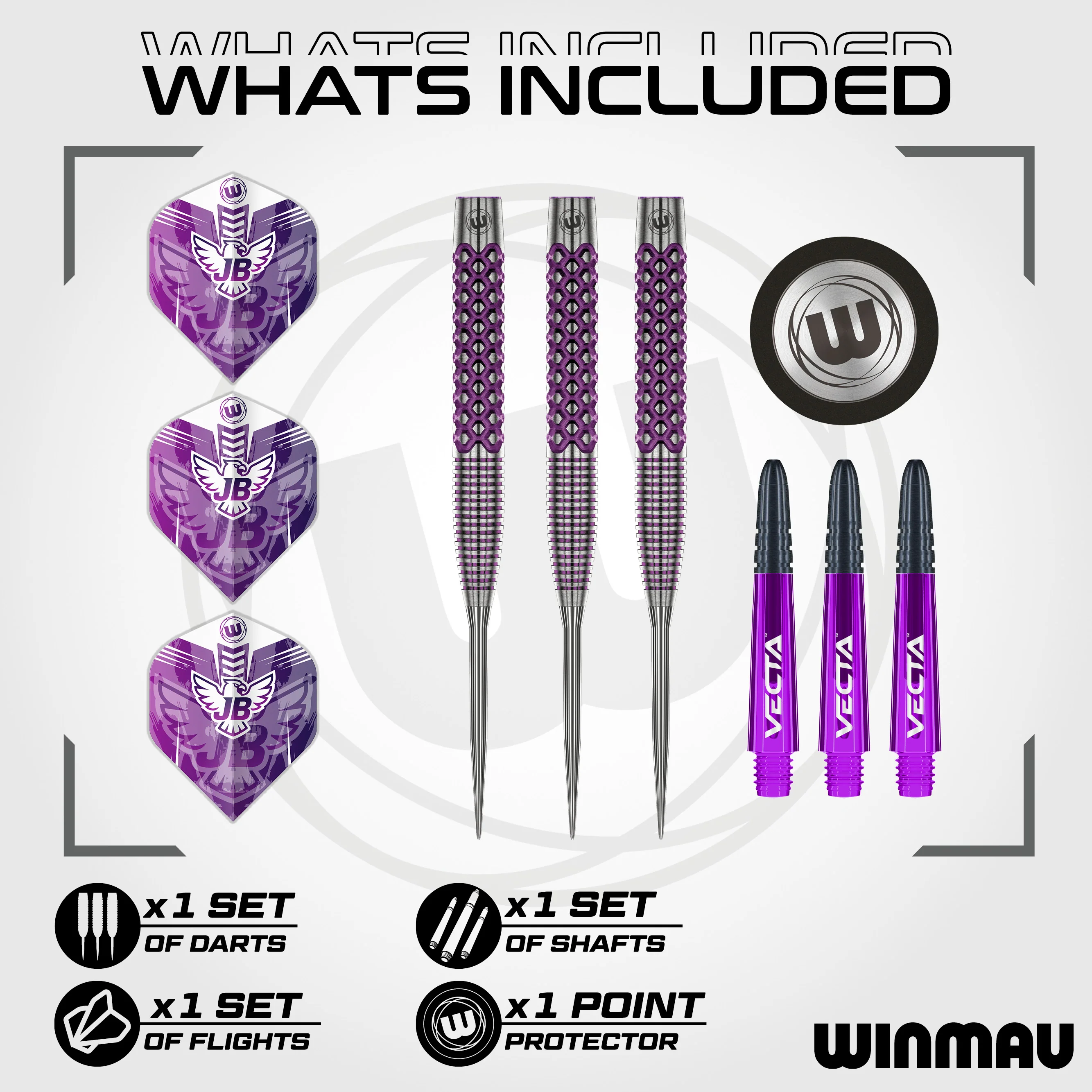Winmau John Brown Signature Edition Darts - Image 2