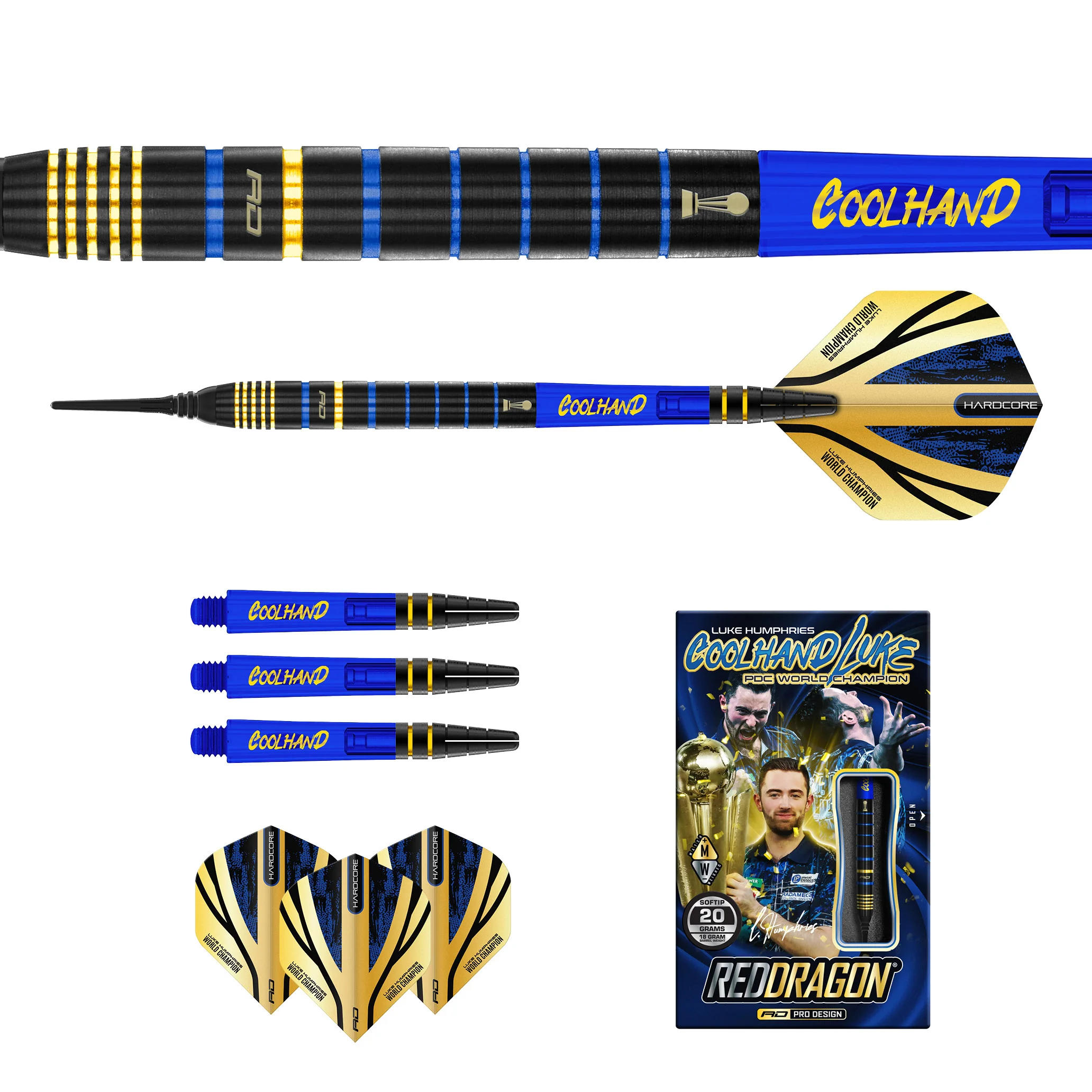 Luke Humphries TX4 Avenger Soft Tip - Image 5