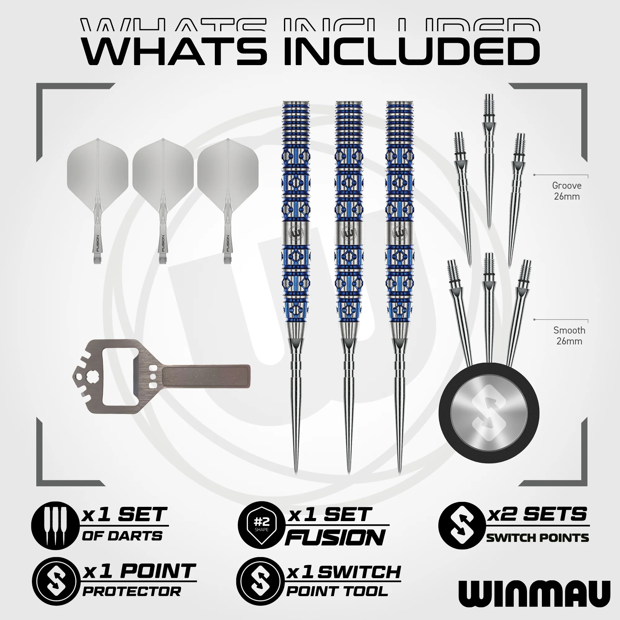 Lunaris Switch Point Darts - Tapered - Image 3