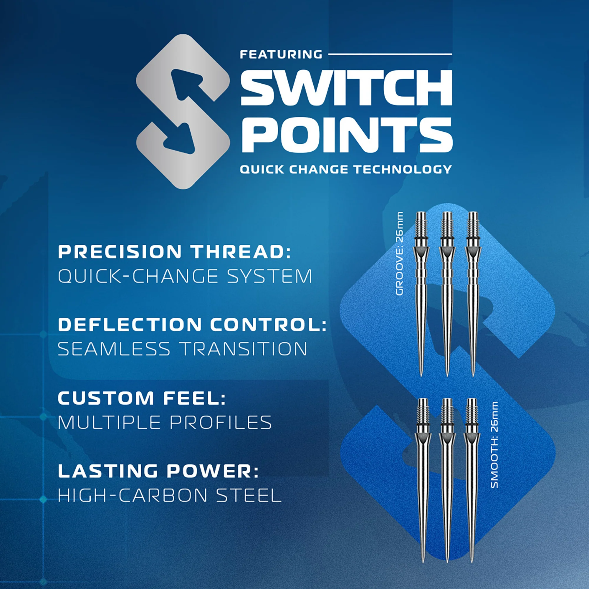 Lunaris Switch Point Darts - Tapered - Image 5