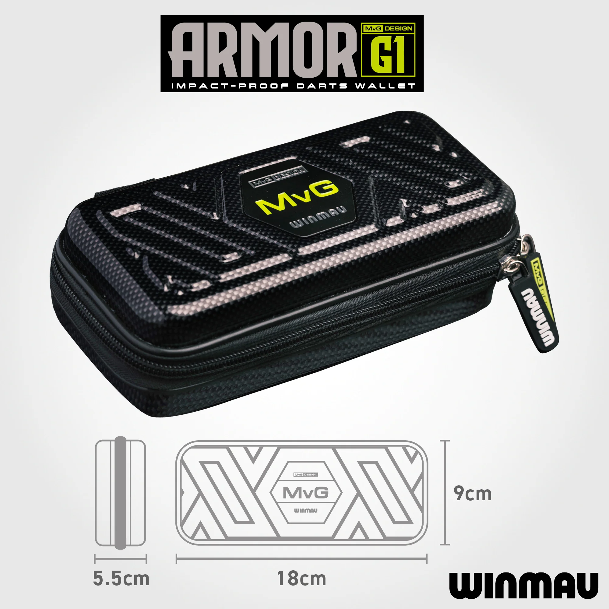 Mvg Design Armor G1 Dart Wallet - Black & Green - Image 8