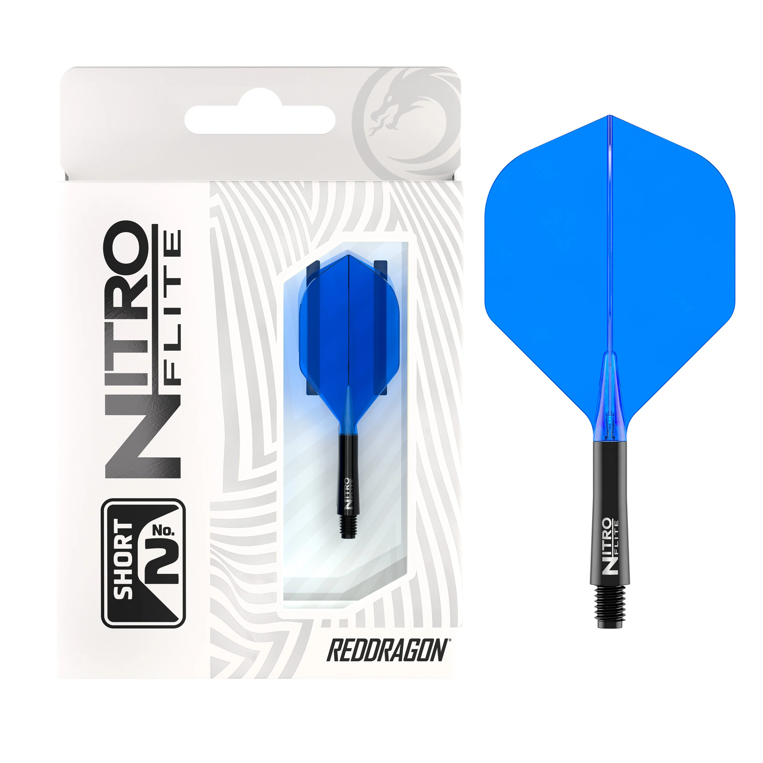 Nitro Flite - Integrated Flight and Shaft Black & Blue - Image 5