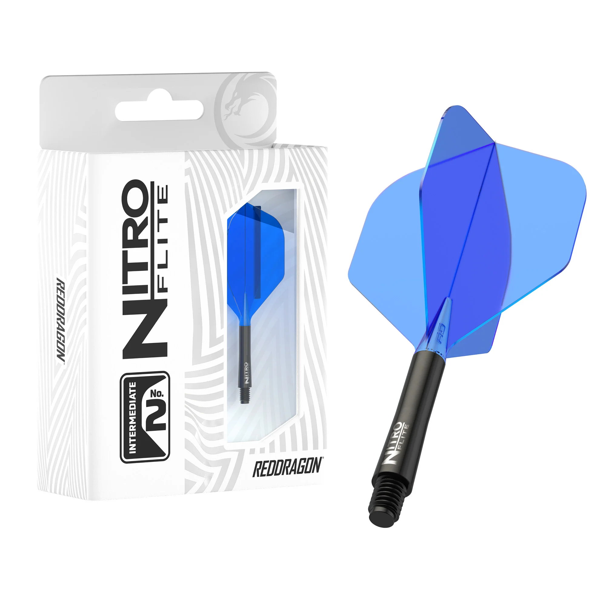 Nitro Flite - Integrated Flight and Shaft Black & Blue - Image 8