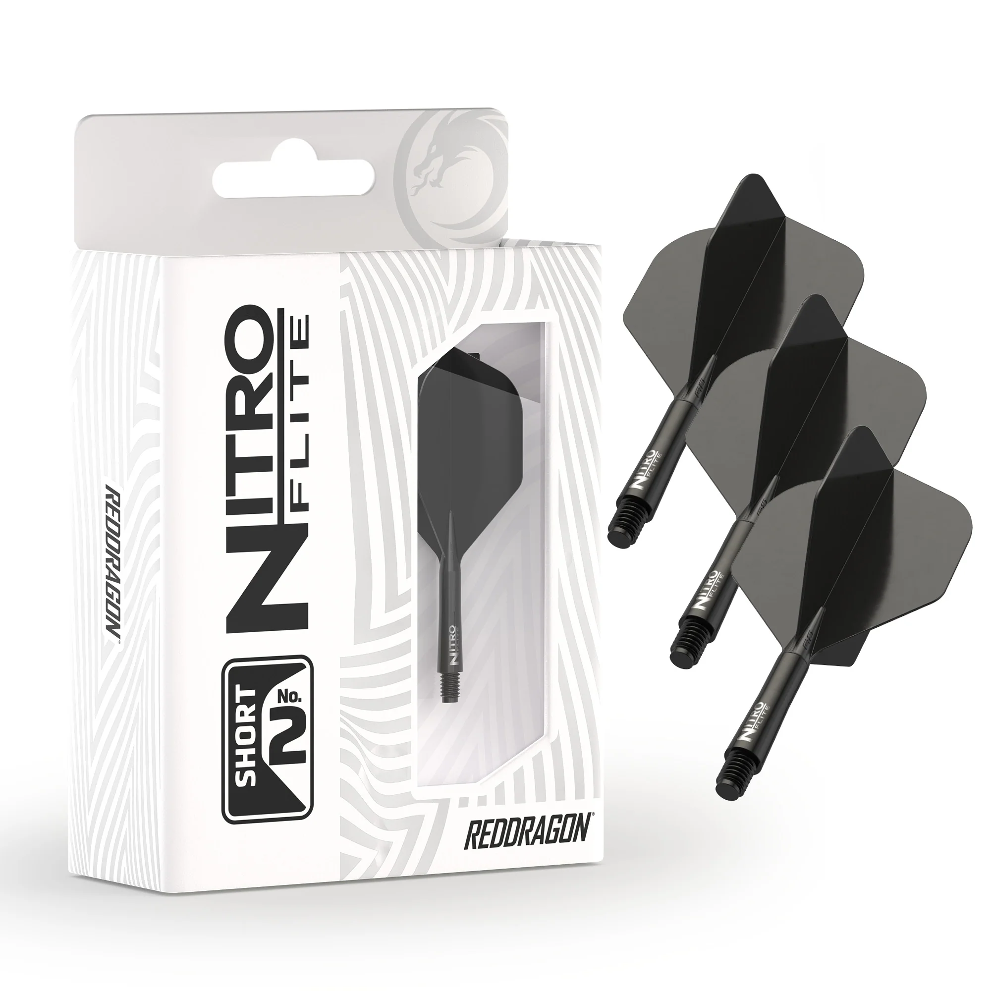 Nitro Flite - Integrated Flight and Shaft Black & Black - Image 3