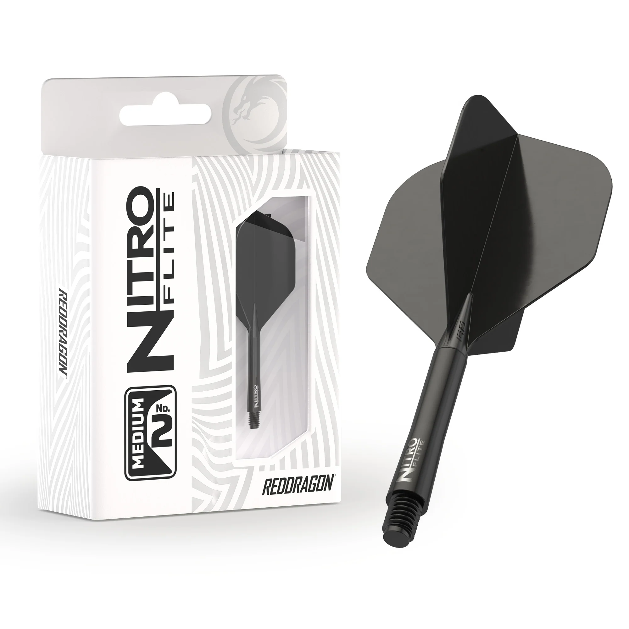 Nitro Flite - Integrated Flight and Shaft Black & Black - Image 9