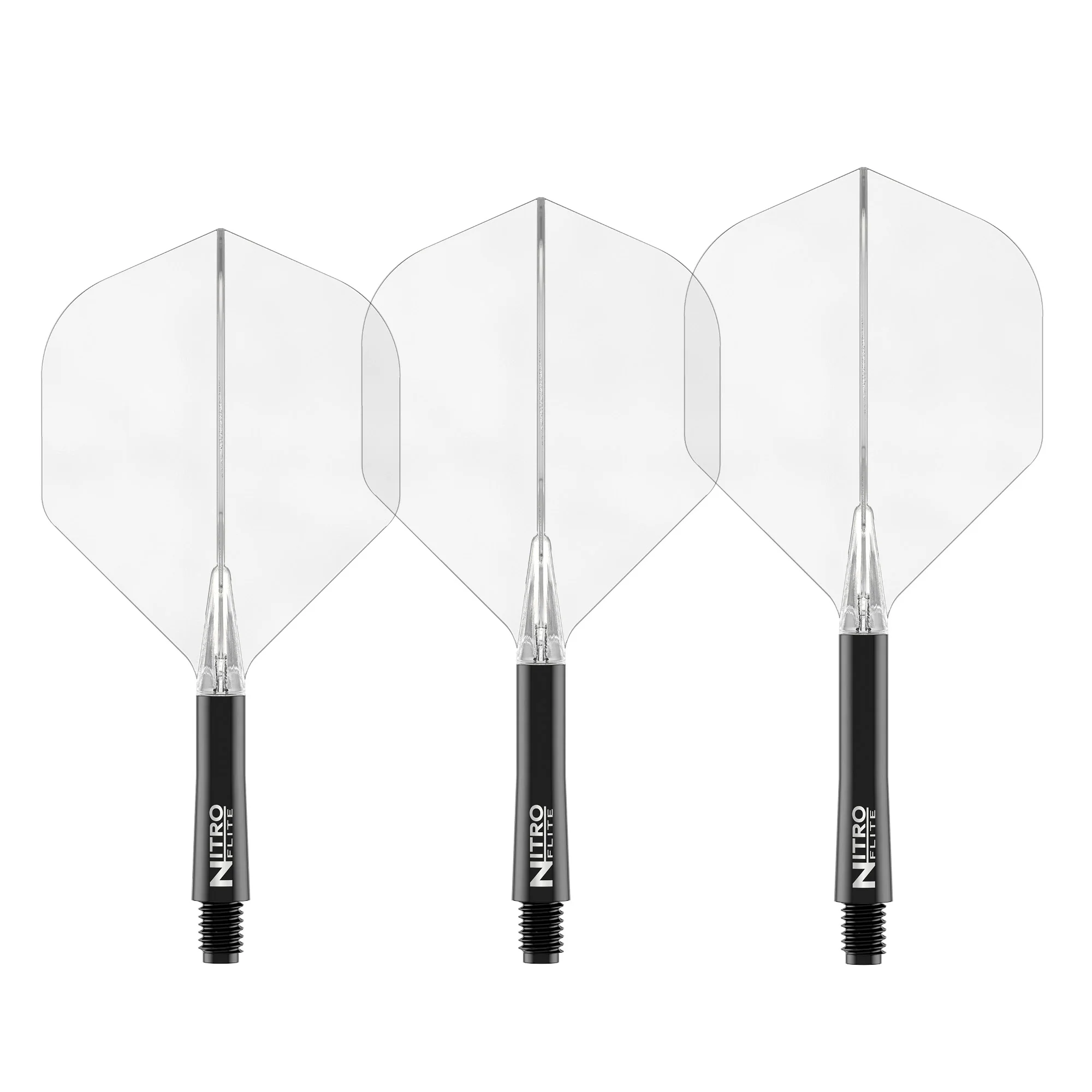 Nitro Flite - Integrated Flight and Shaft Black & Clear - Image 4