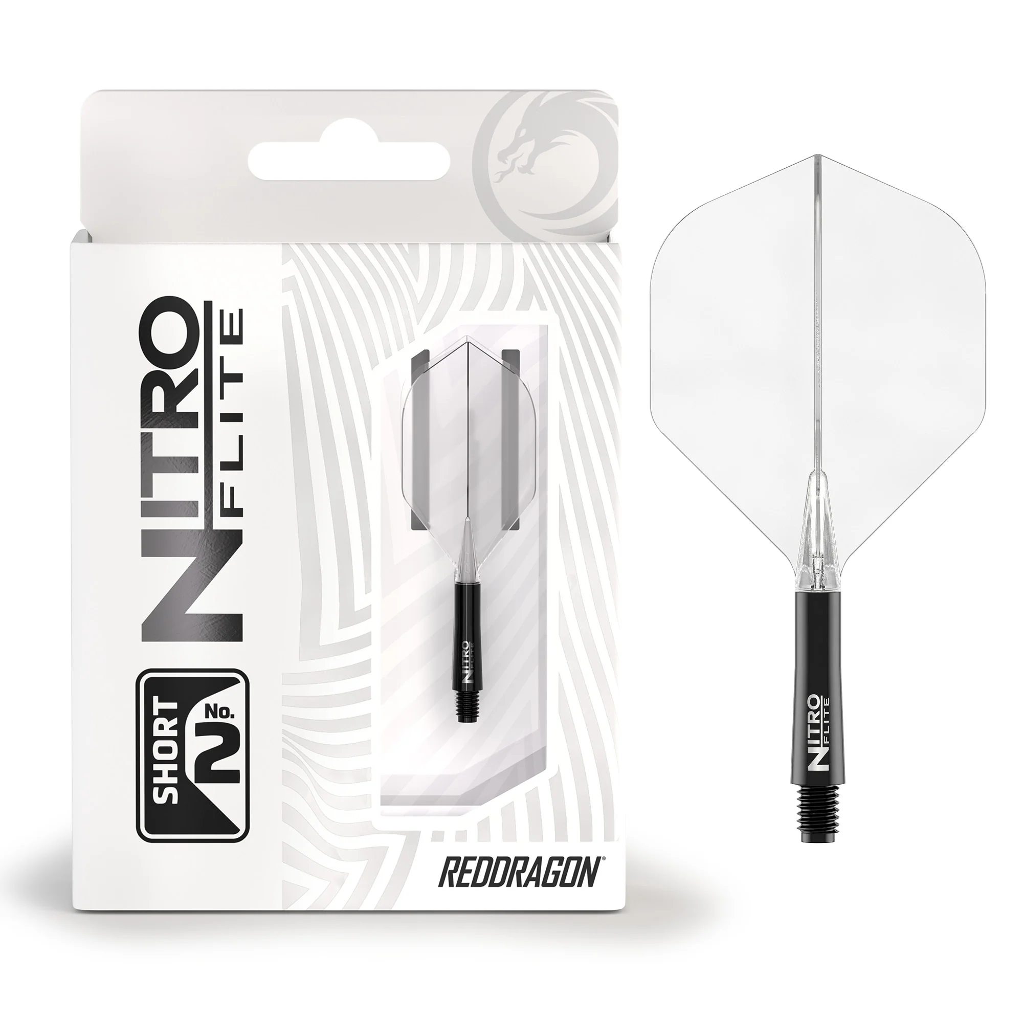 Nitro Flite - Integrated Flight and Shaft Black & Clear - Image 5