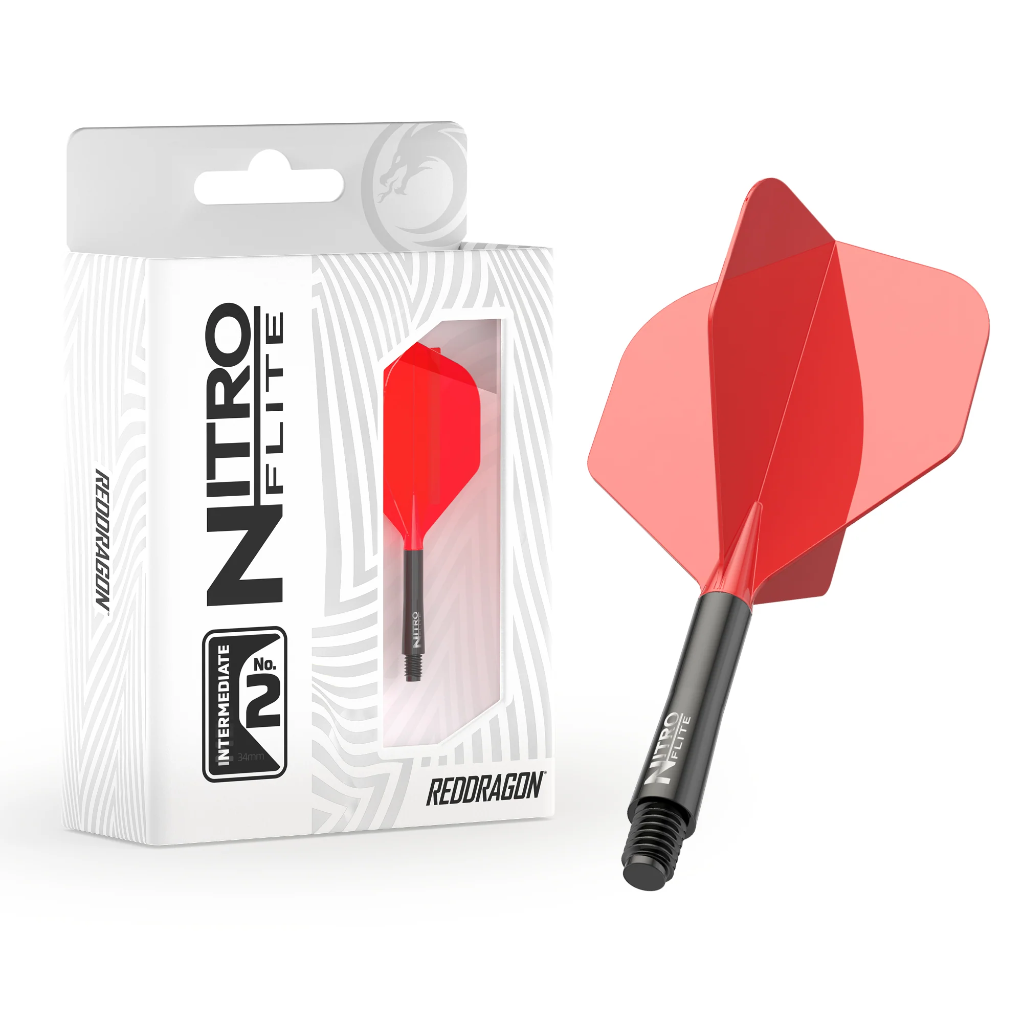 Nitro Flite - Integrated Flight and Shaft Black & Red - Image 10