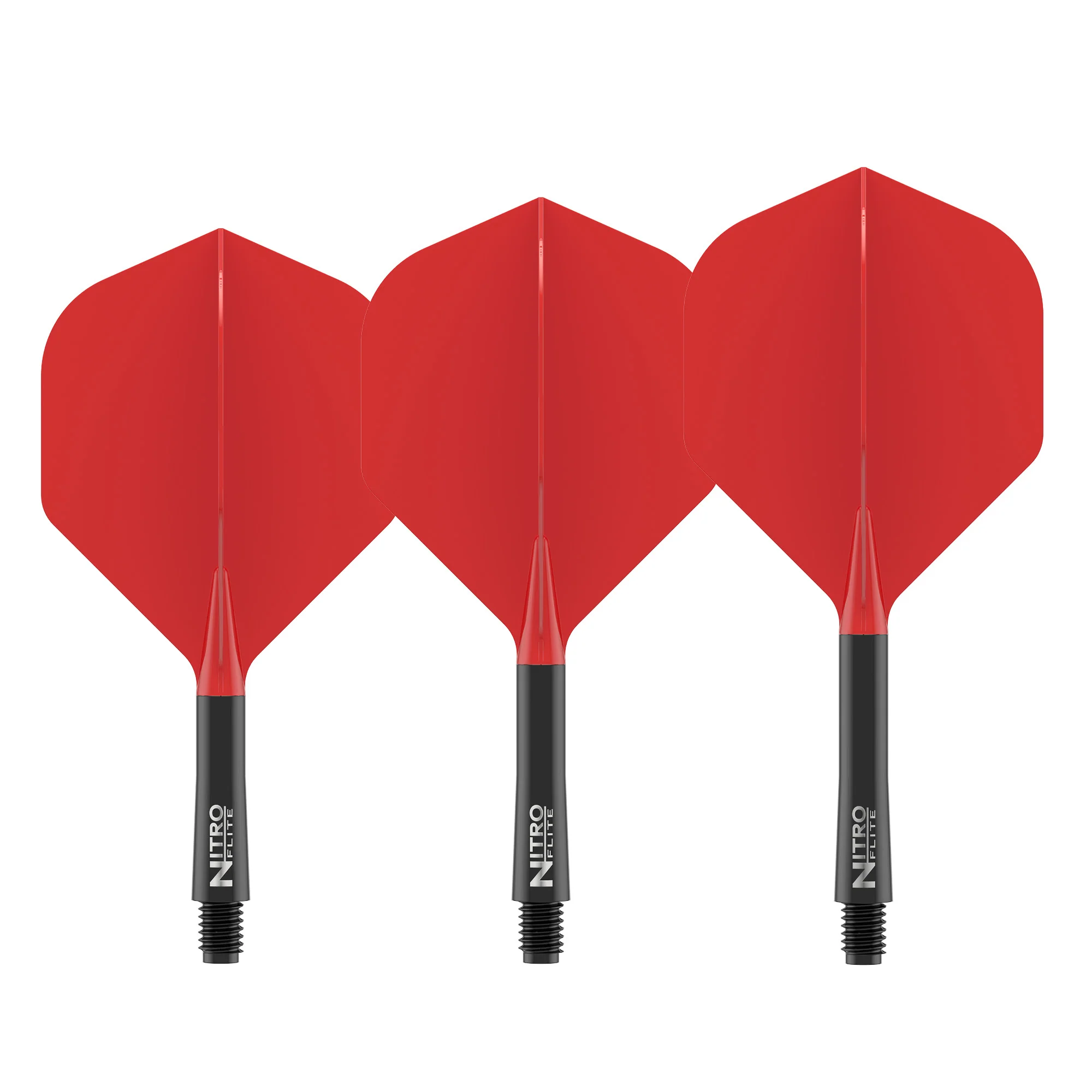 Nitro Flite - Integrated Flight and Shaft Black & Red - Image 3