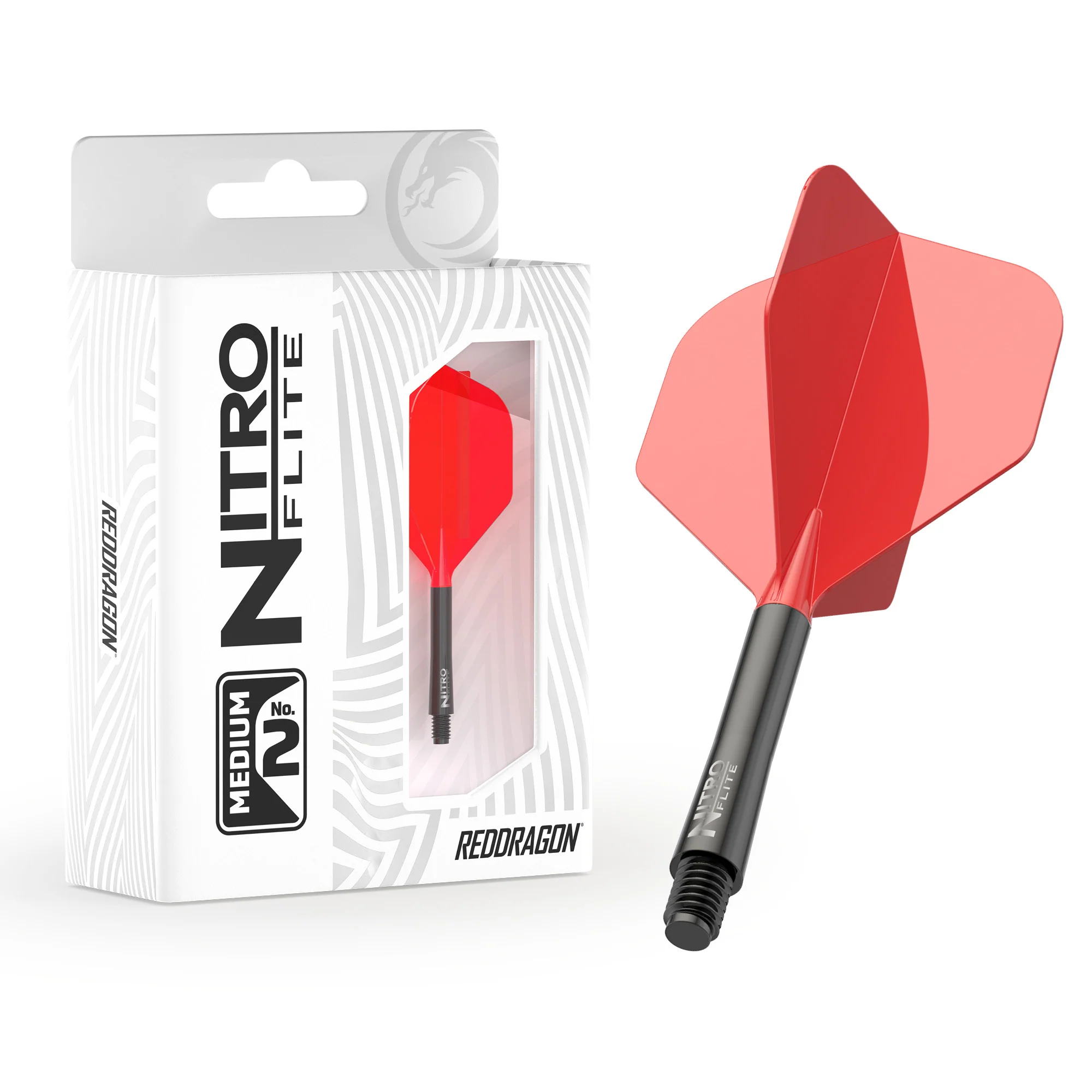 Nitro Flite - Integrated Flight and Shaft Black & Red - Image 8