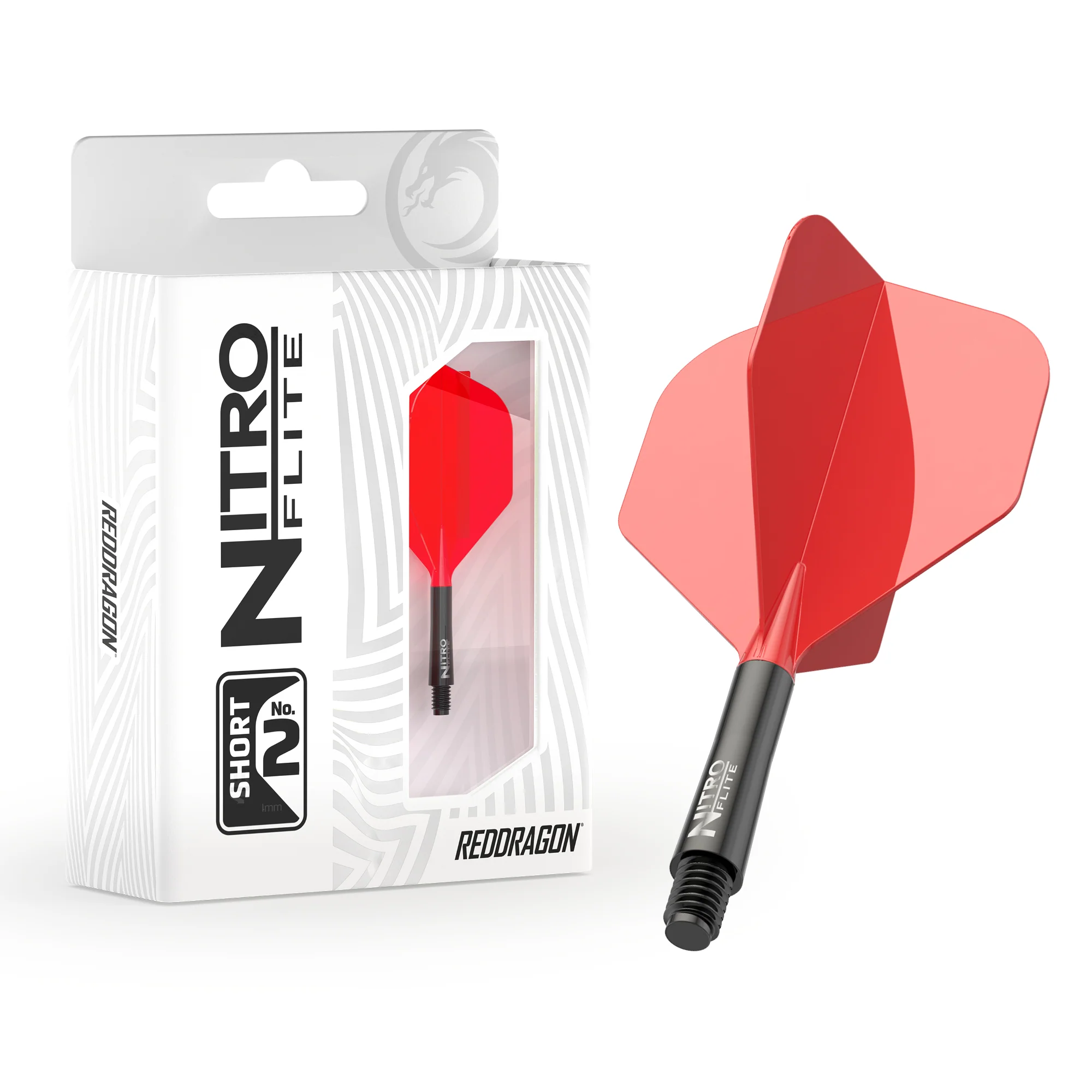 Nitro Flite - Integrated Flight and Shaft Black & Red - Image 9