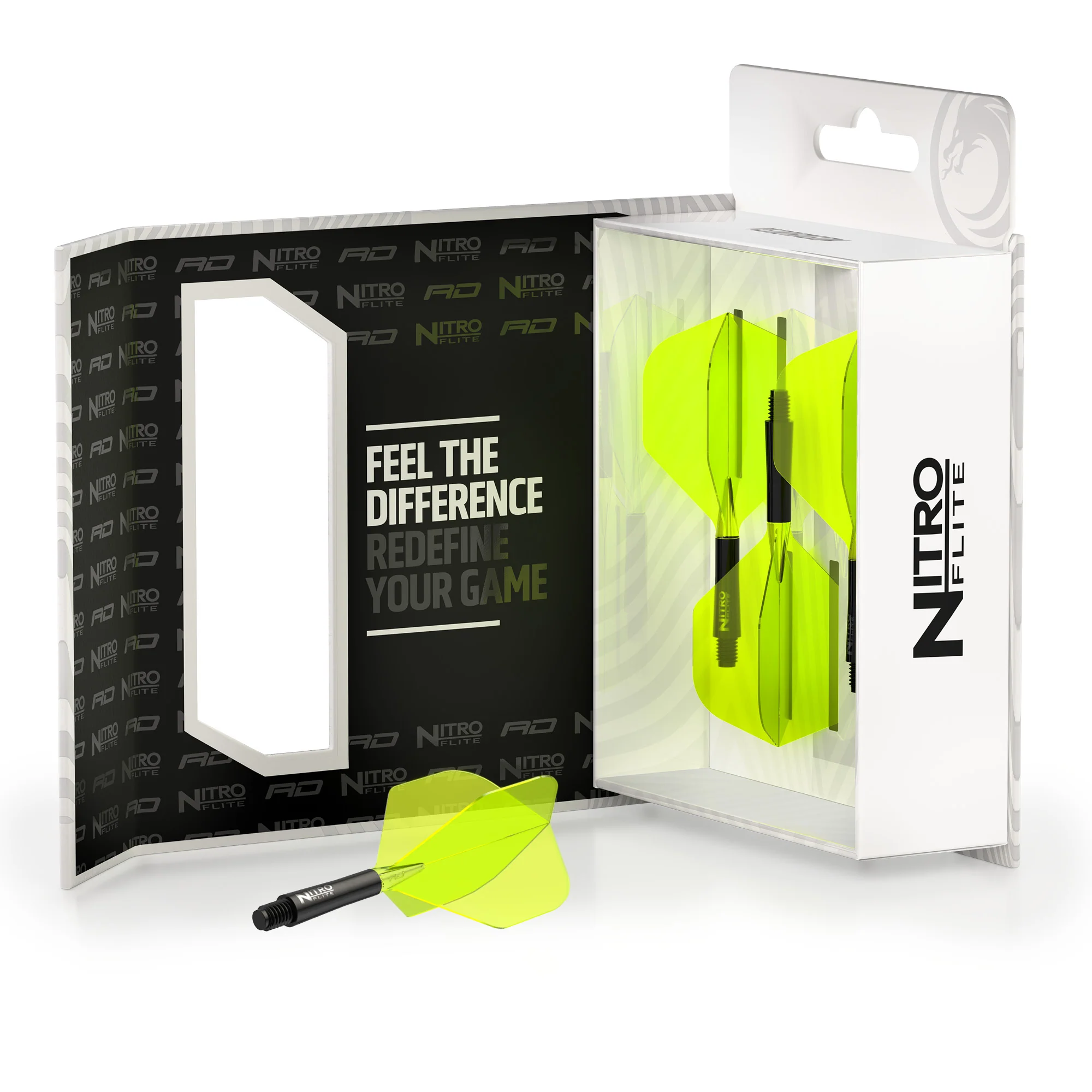 Nitro Flite - Integrated Flight and Shaft Black & Yellow - Image 6