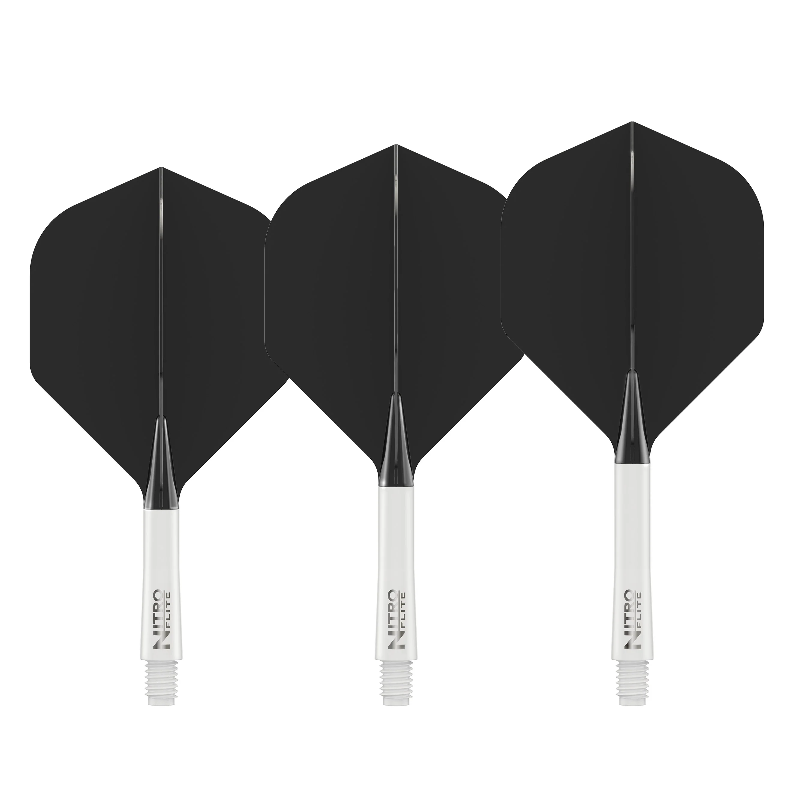 Nitro Flite - Integrated Flight and Shaft White & Black - Image 4