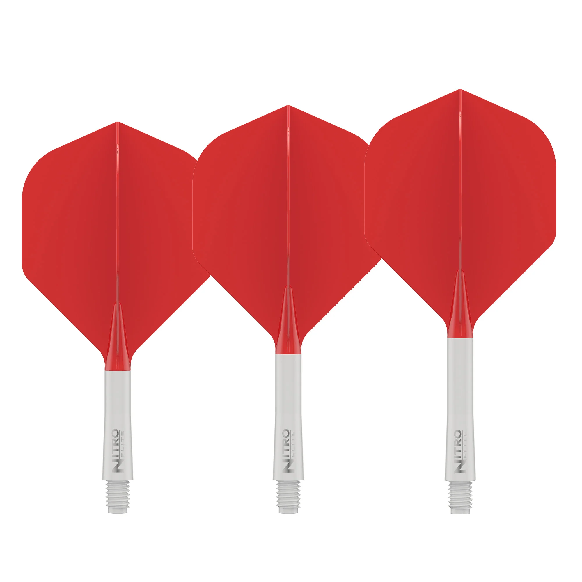 Nitro Flite - Integrated Flight and Shaft White & Red - Image 3