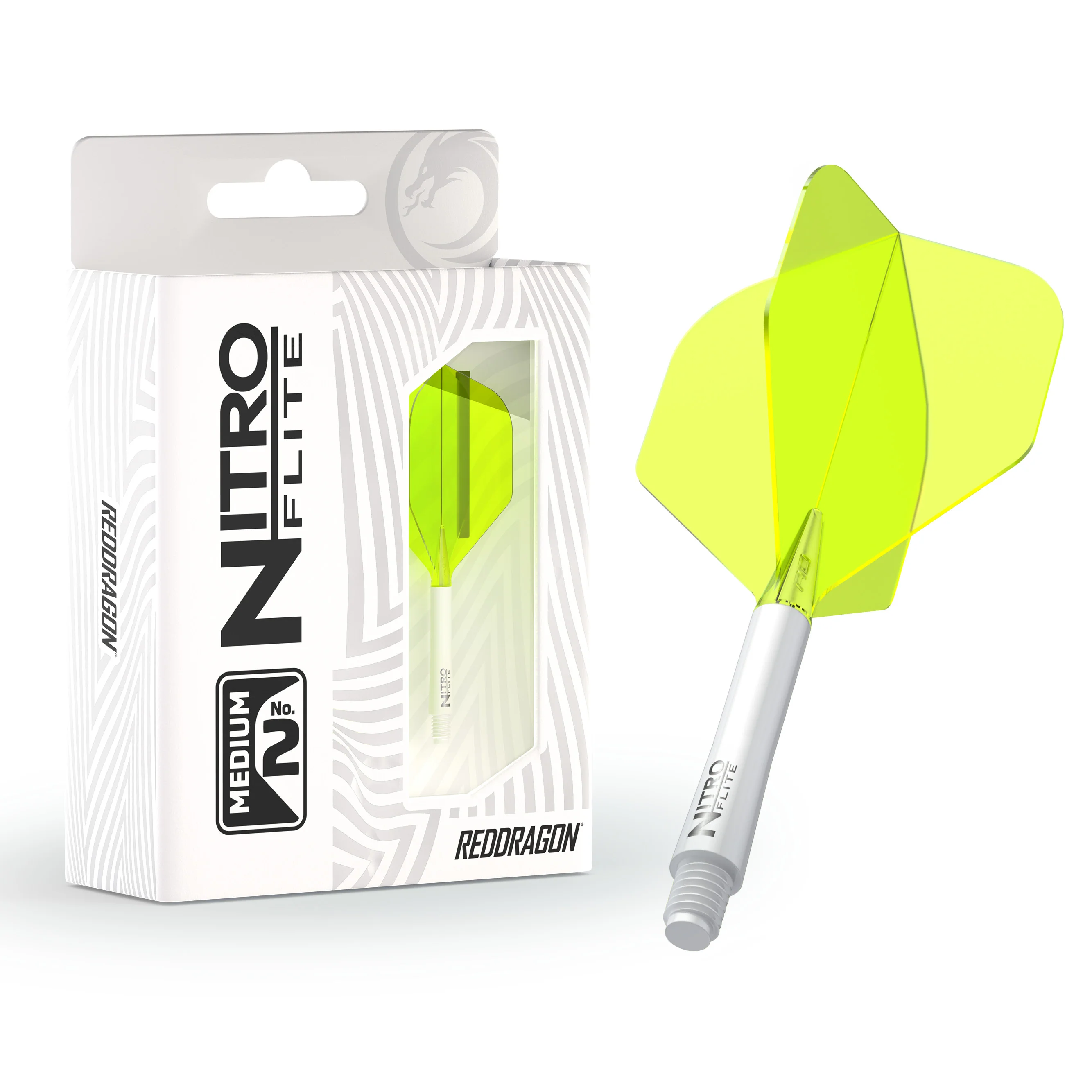 Nitro Flite - Integrated Flight and Shaft White & Yellow - Image 10