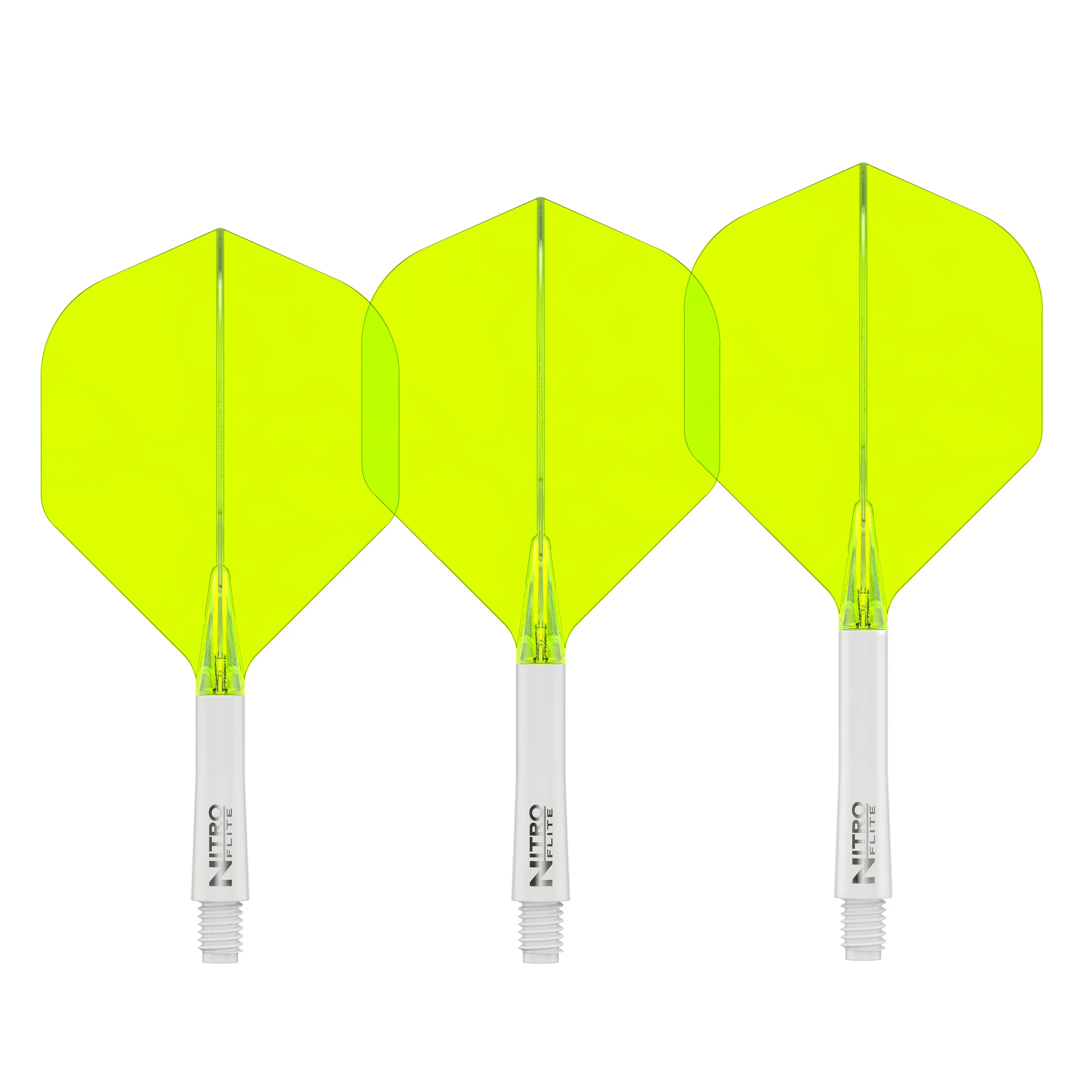 Nitro Flite - Integrated Flight and Shaft White & Yellow - Image 3