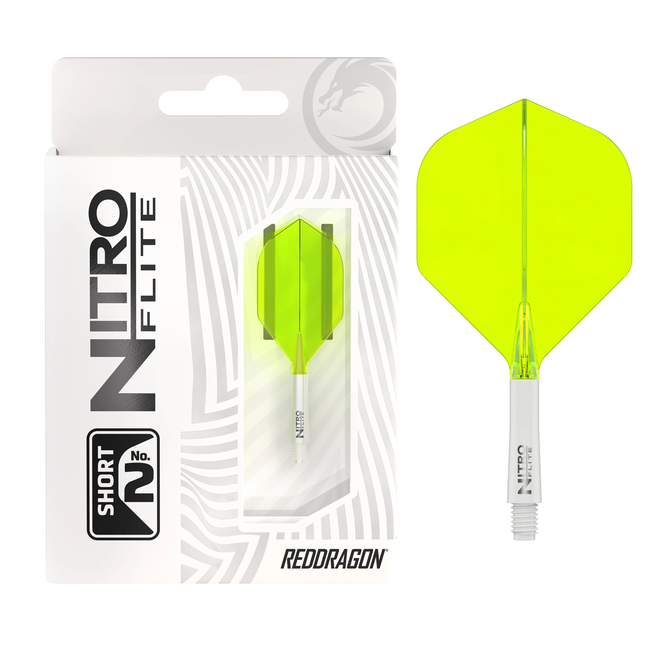 Nitro Flite - Integrated Flight and Shaft White & Yellow - Image 5