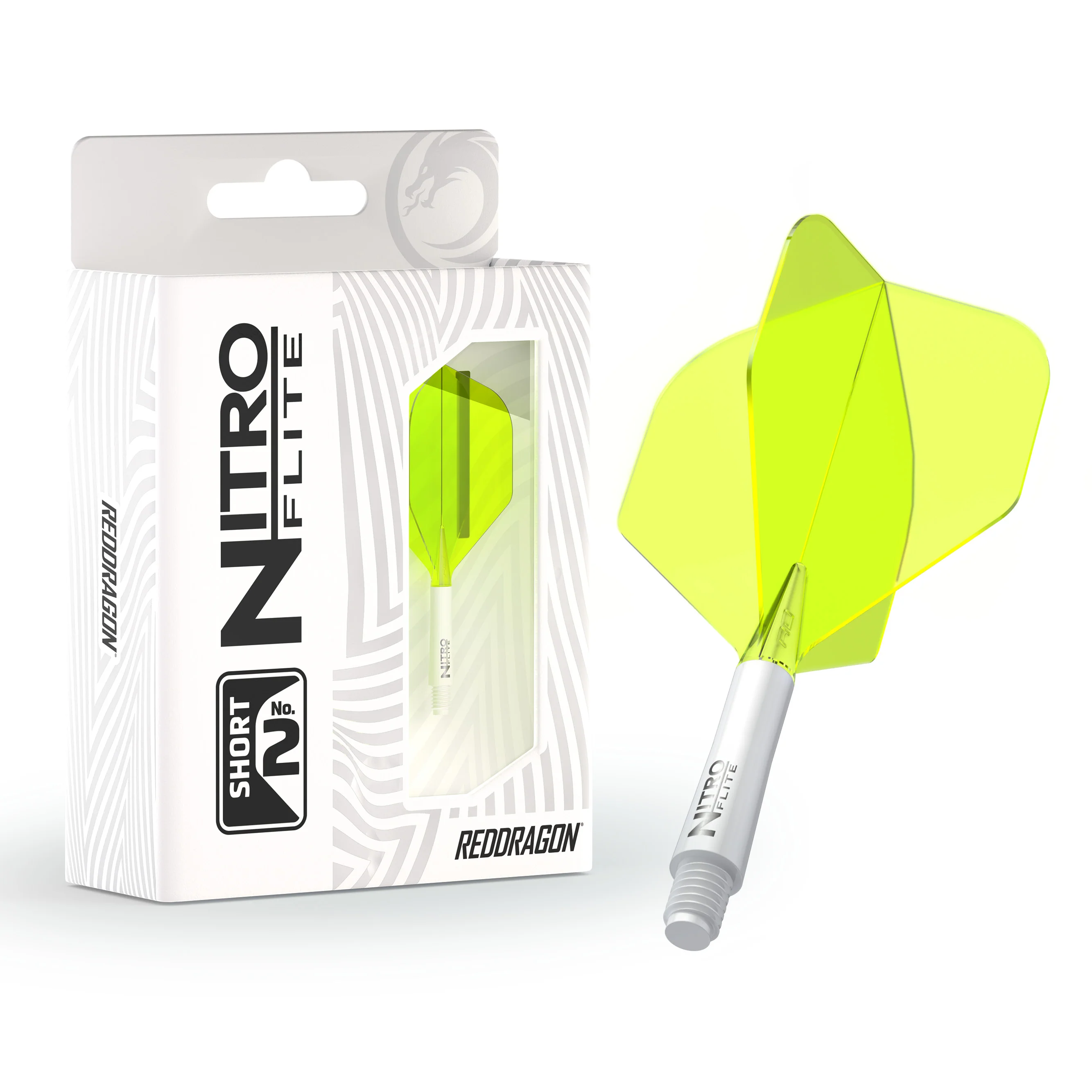 Nitro Flite - Integrated Flight and Shaft White & Yellow - Image 7