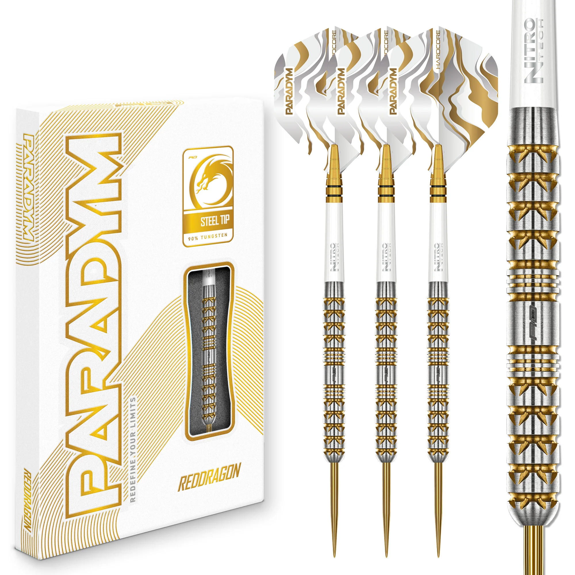 Red Dragon Paradym Darts – Gold & Silver Parallel - Image 8