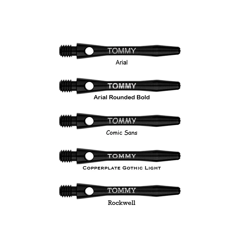 Personalised Shafts - Anodised Aluminium Short - Image 4