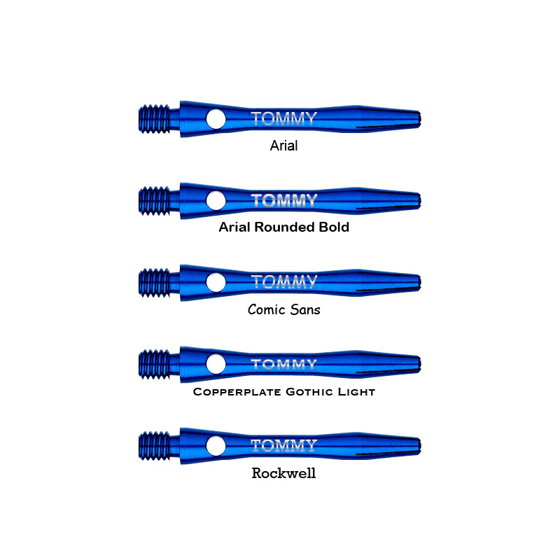 Personalised Shafts - Anodised Aluminium Short - Image 5
