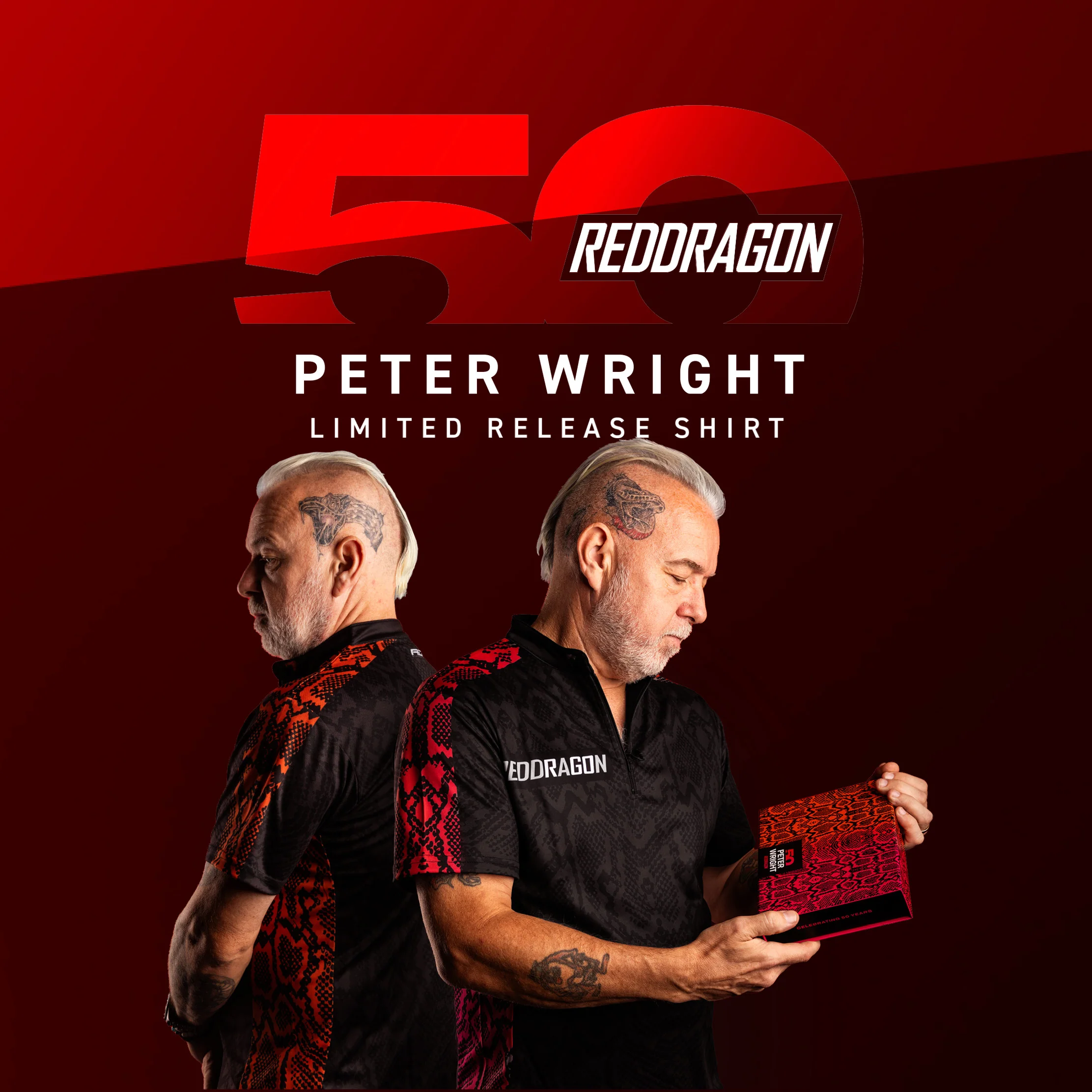 Peter Wright Player Limited Edition Tour Polo - Image 3
