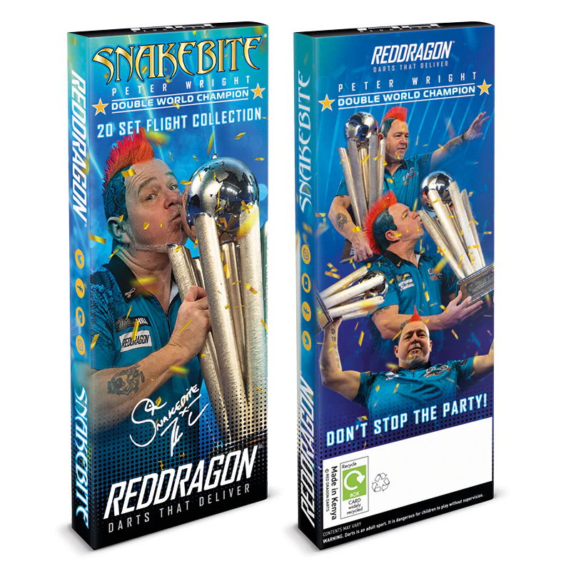 Peter Wright Snakebite Double World Champion Flight Collection - Image 8