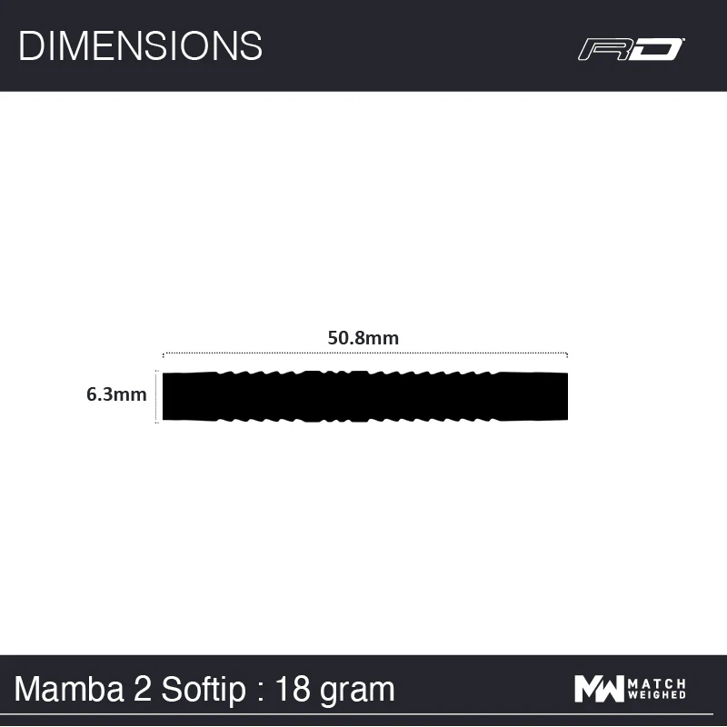Peter Wright Mamba 2 Soft Tip - Image 6