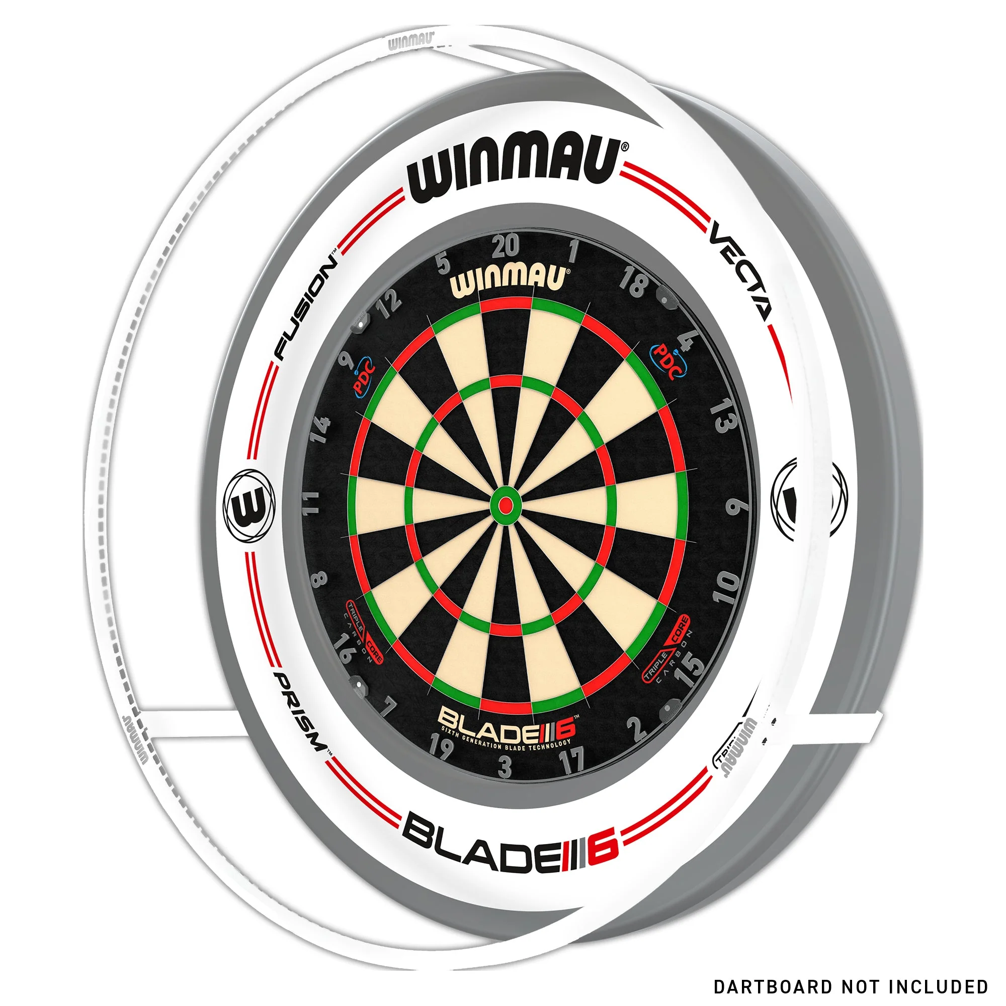 Plasma Ice Dartboard Light & Grey/White Pro-Line Surround Bundle - Image 12